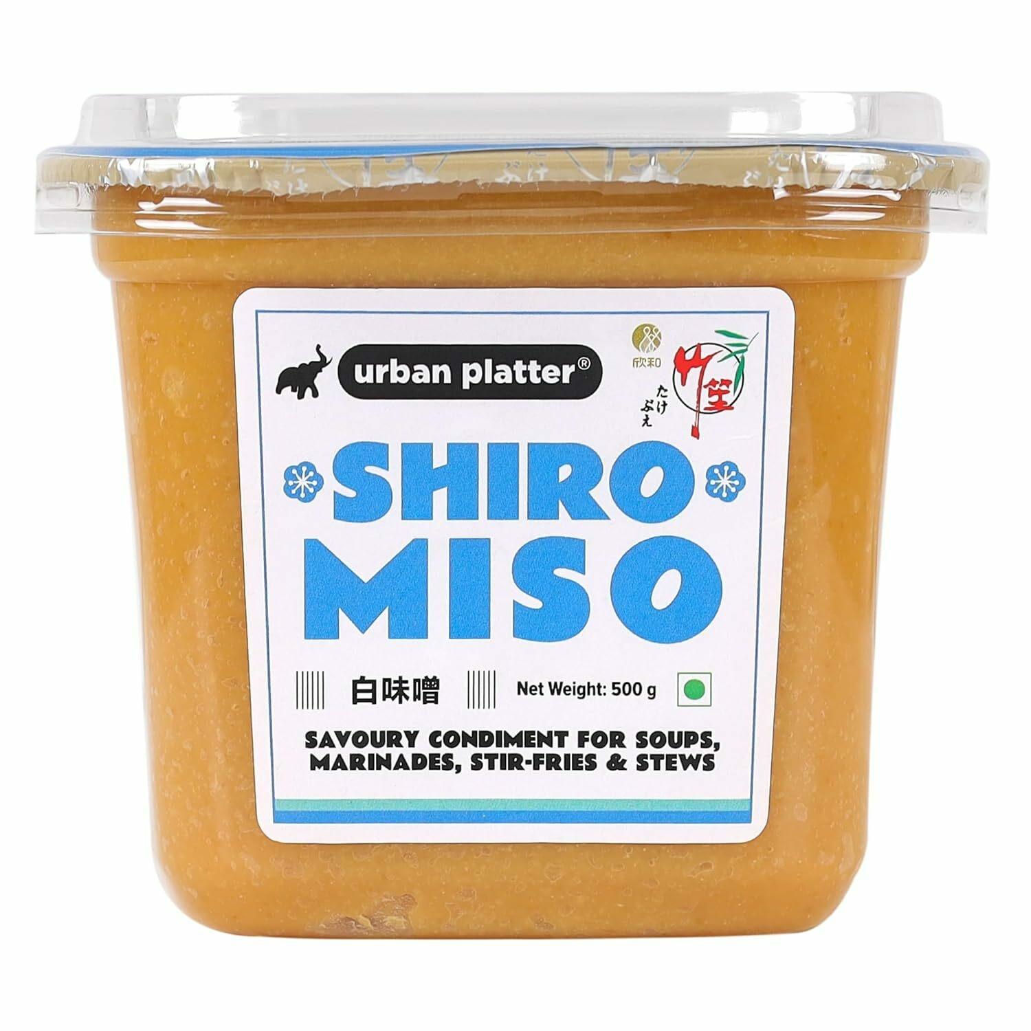 Buy Urban Platter Shiro Miso, 500g (Light Miso Paste | Soy Based