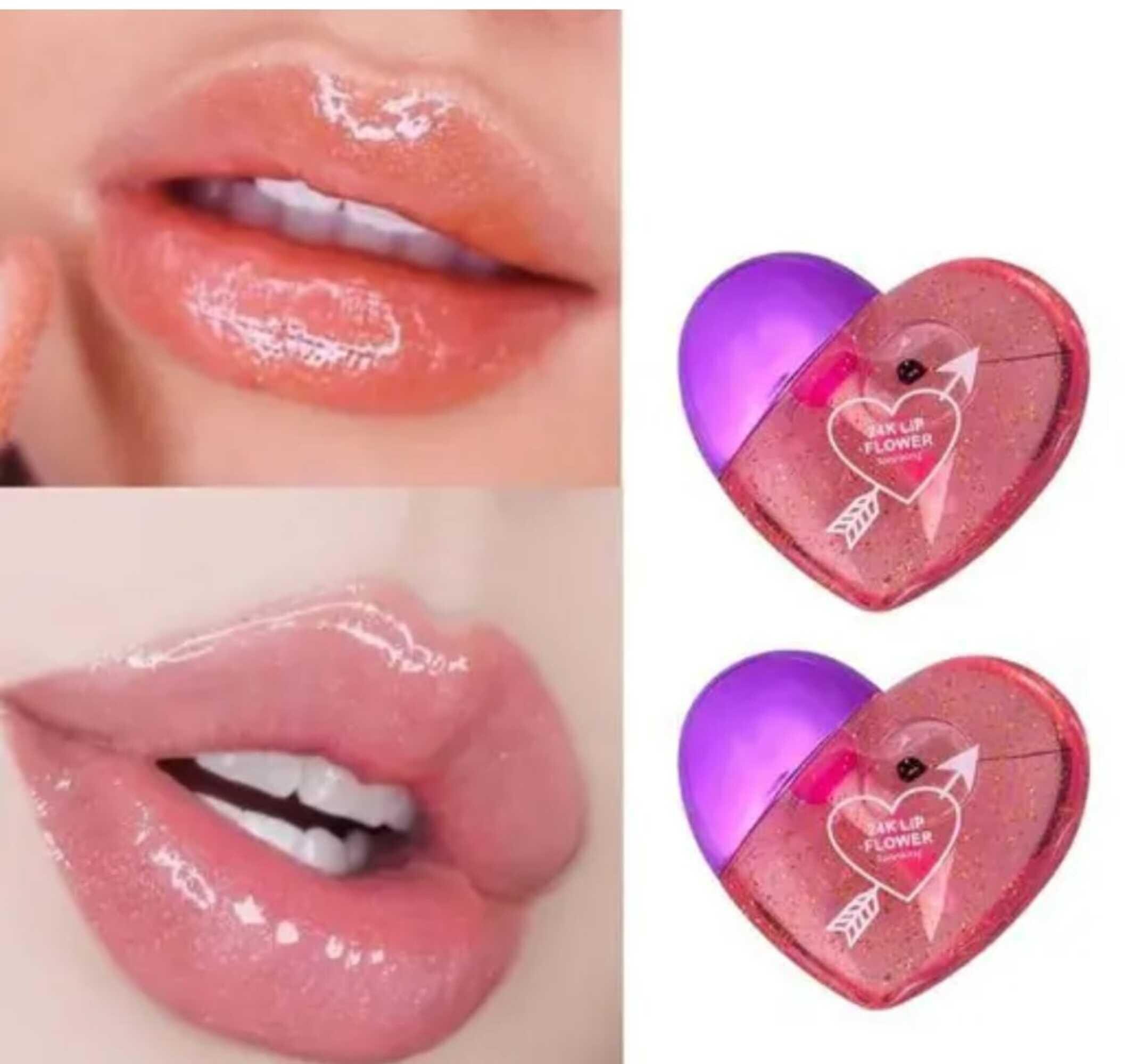 Buy MADNIKA Heart Shape Lip Gloss Tint For Dry And Chapped Lips A2