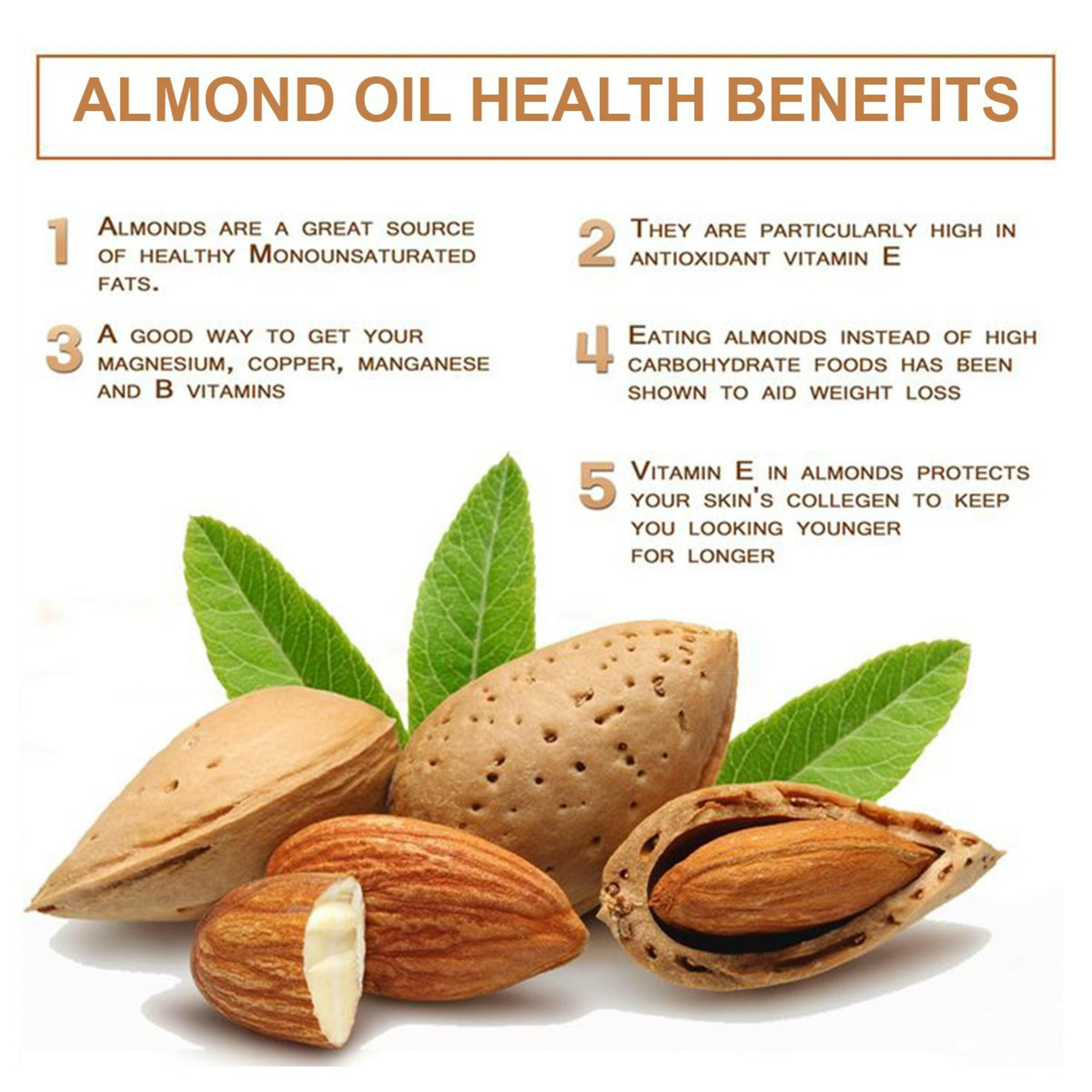 KAZIMA Almond Carrier Oil Aromatherapy Hair Growth, Skin, Body 500 ml -  JioMart