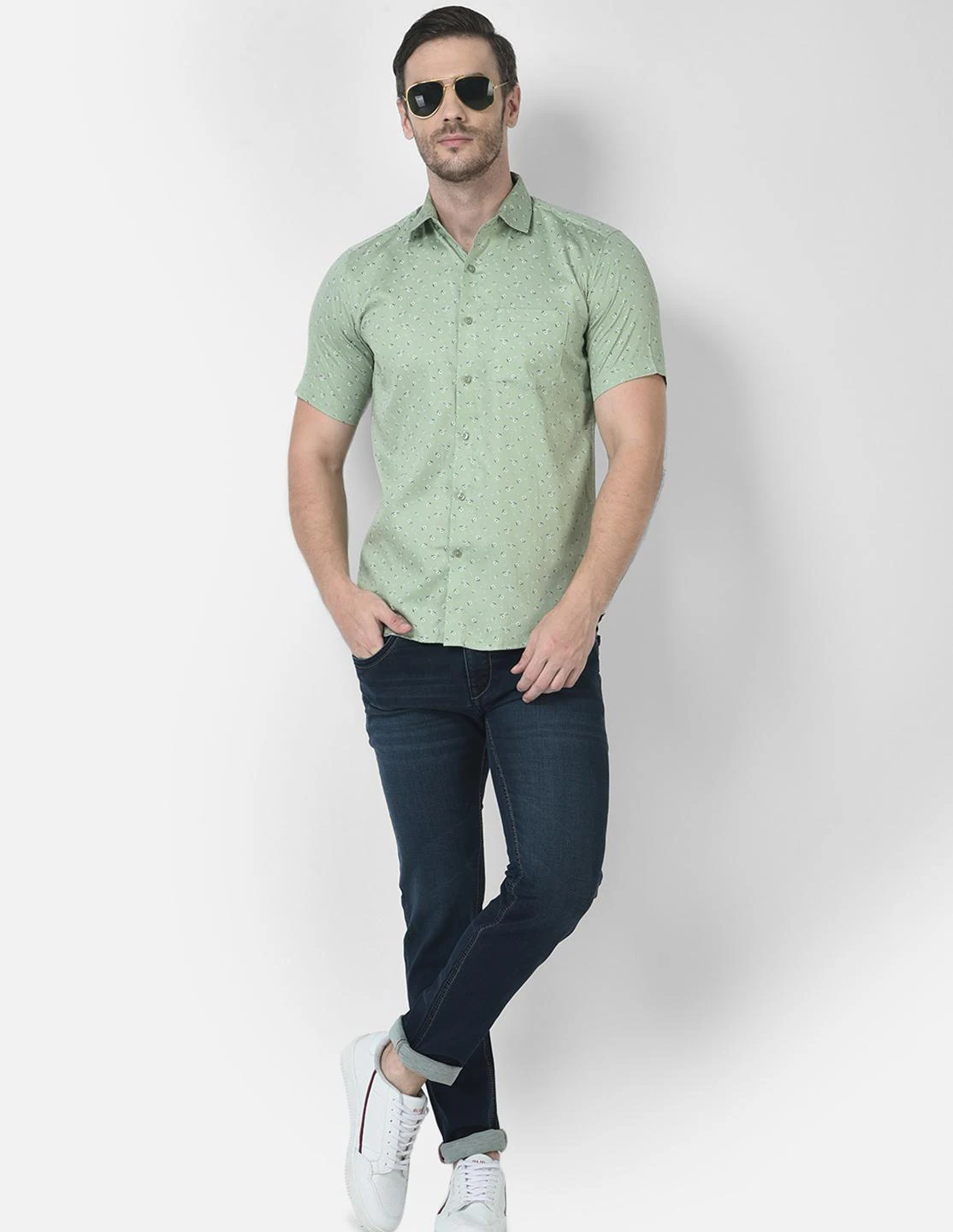 Buy Zeal G Printed Shirt for Men-Half Shirt | Cotton Shirt