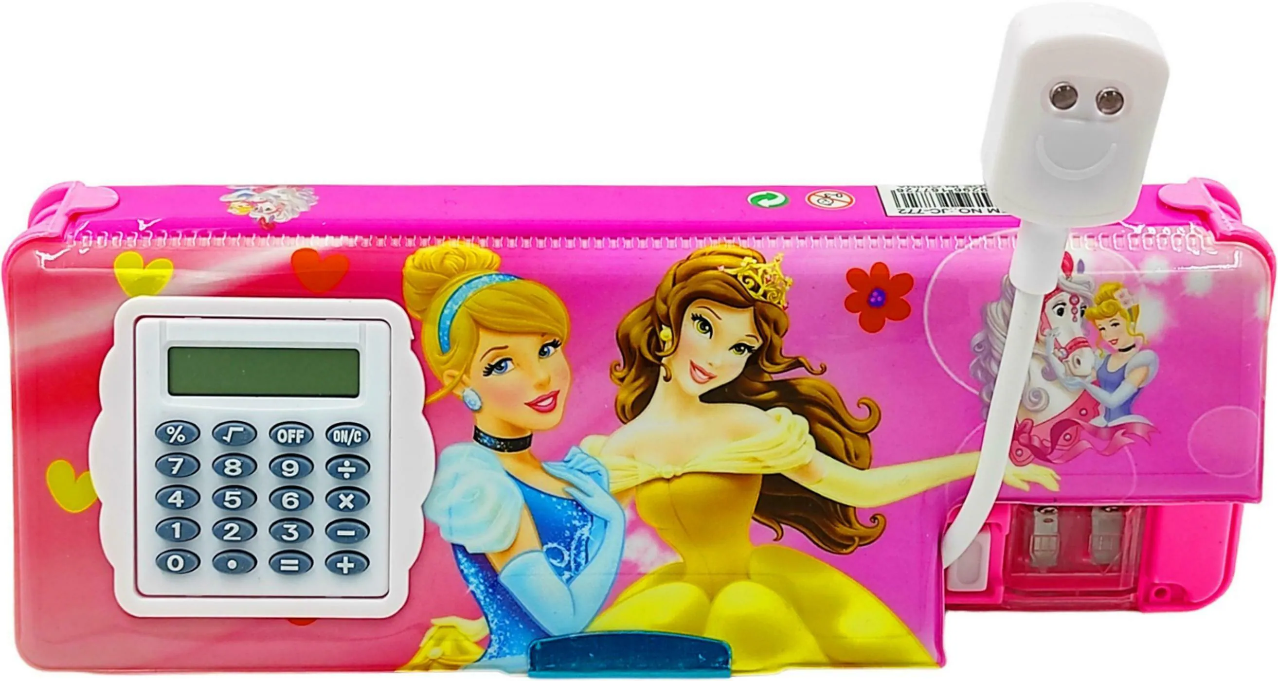 Buy POKSI Disney Princess Pencil Box with Integrated Lamp