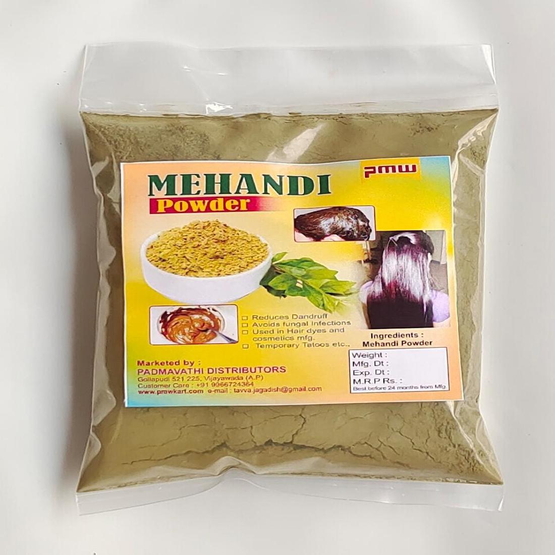 Pmw - Natural Mehandi Powder - Henna Powder - Gorintaku - For Skin & Hair -  500 Grams - Loose Packed - JioMart