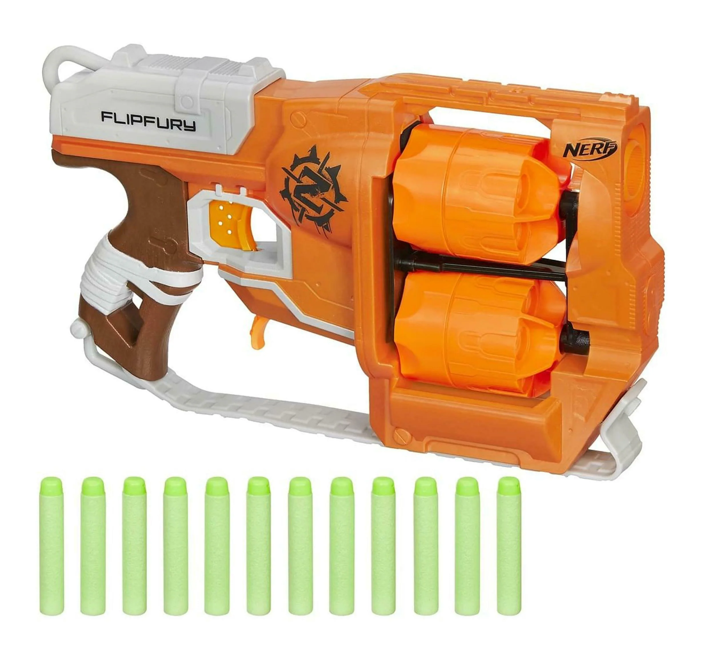 Nerf Zombie Strike トイガン オレンジ/イエロー nerf-plastic-zombie-strike-