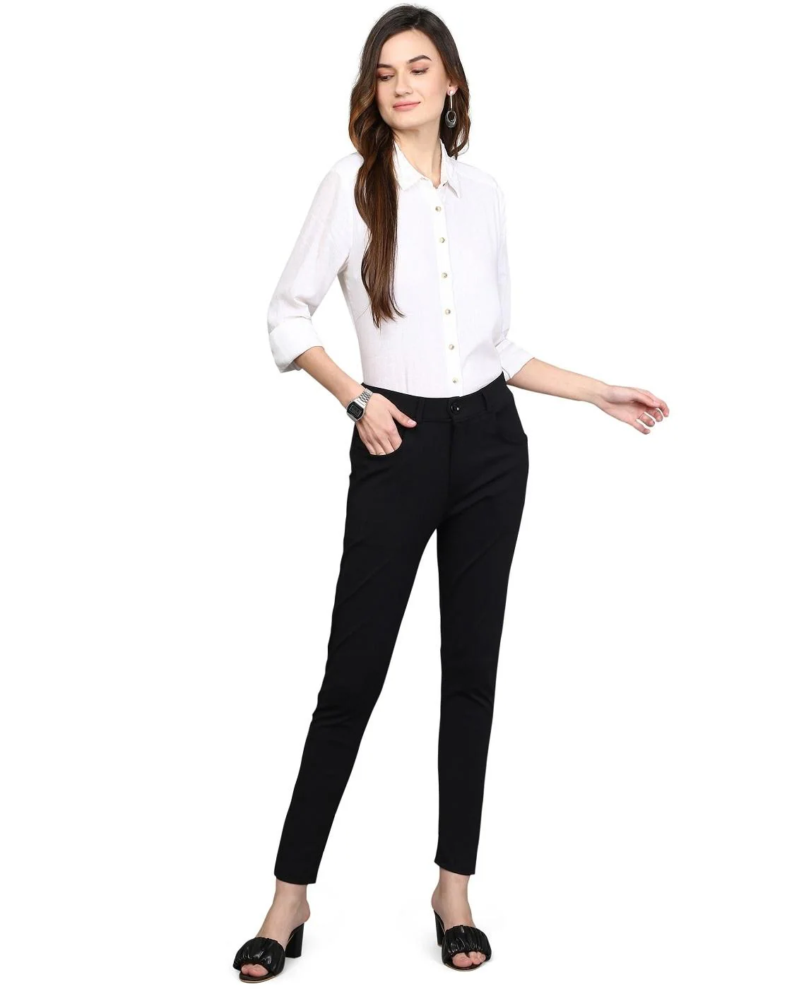BRIEFING 新品 WOMEN'S 3D LOGO SLIM PANTS M Buy Fithub Fashion