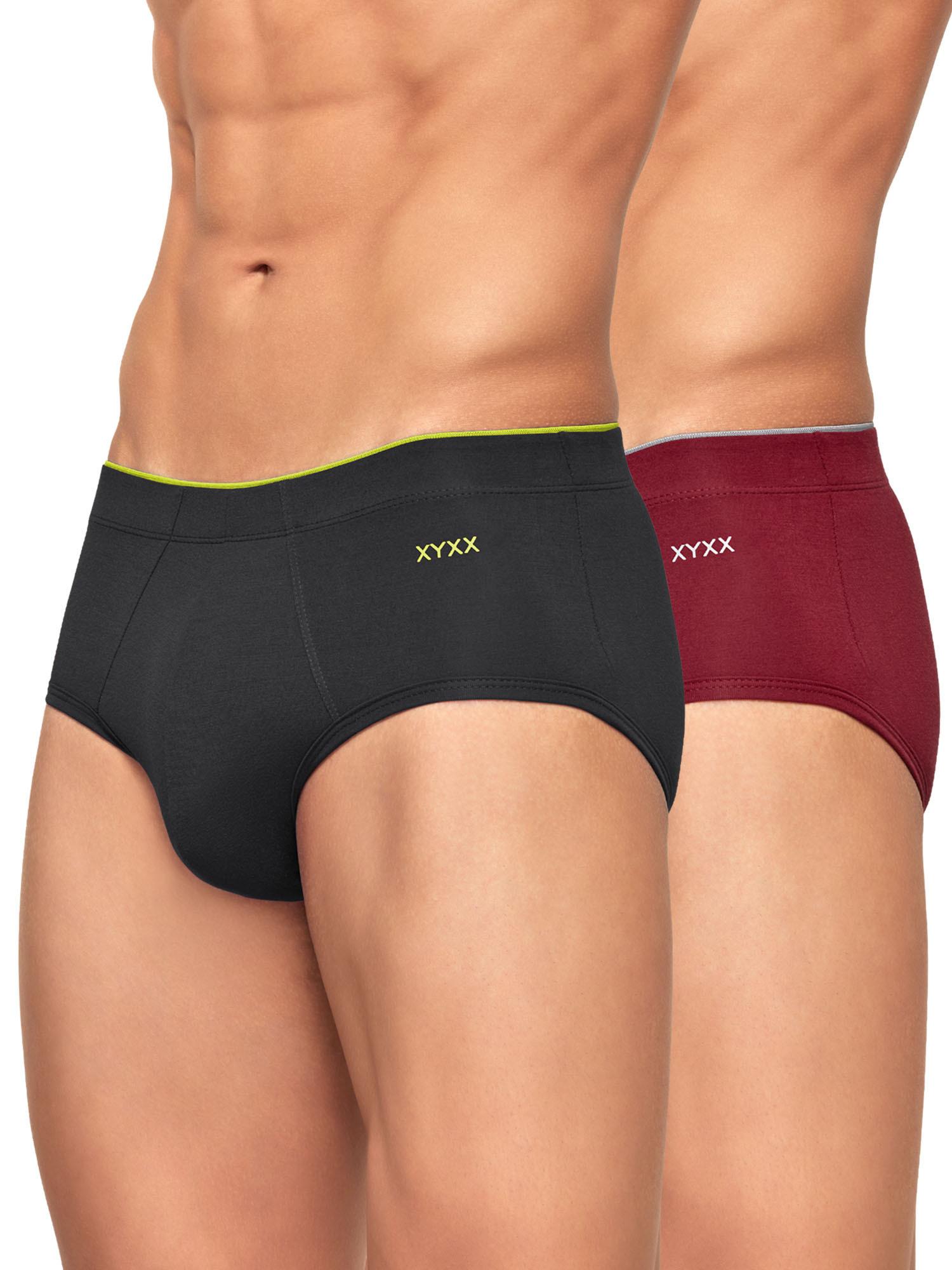 Buy XYXX Pack of 2 Intellisoft Micro Modal Uno Men Briefs Online