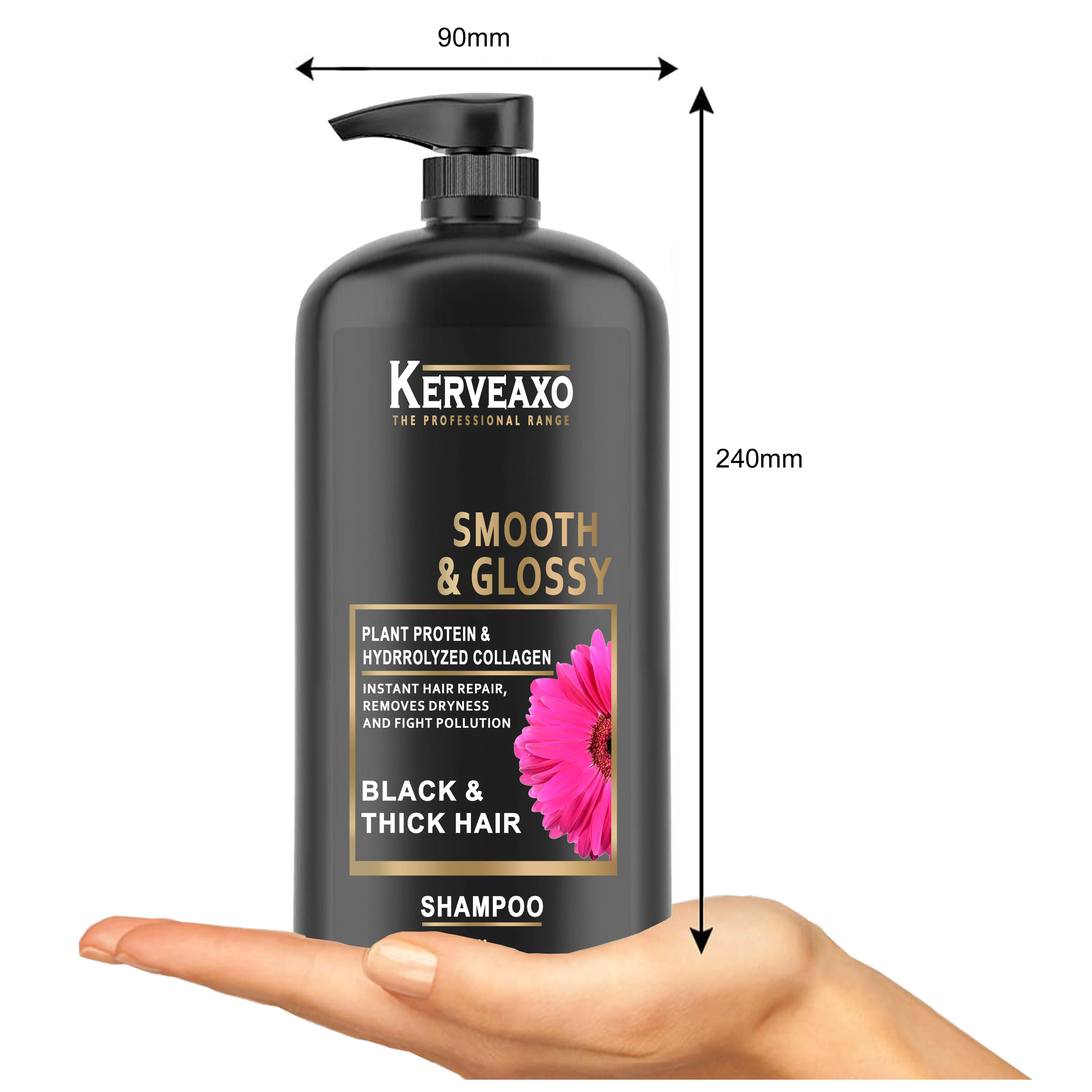 Buy Kerveaxo Smooth & Glossy shampoo for Straighter, Shinier Hair