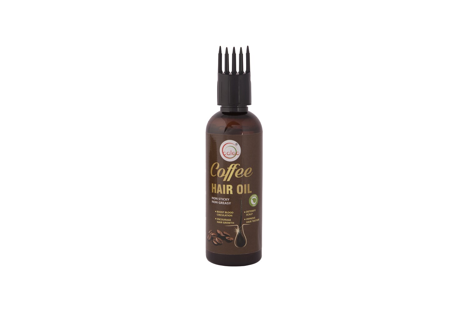 Caleo Strengthens and Boosting Hair Growth Coffee Hair Oil (Pack of 1, 100  ML) - JioMart