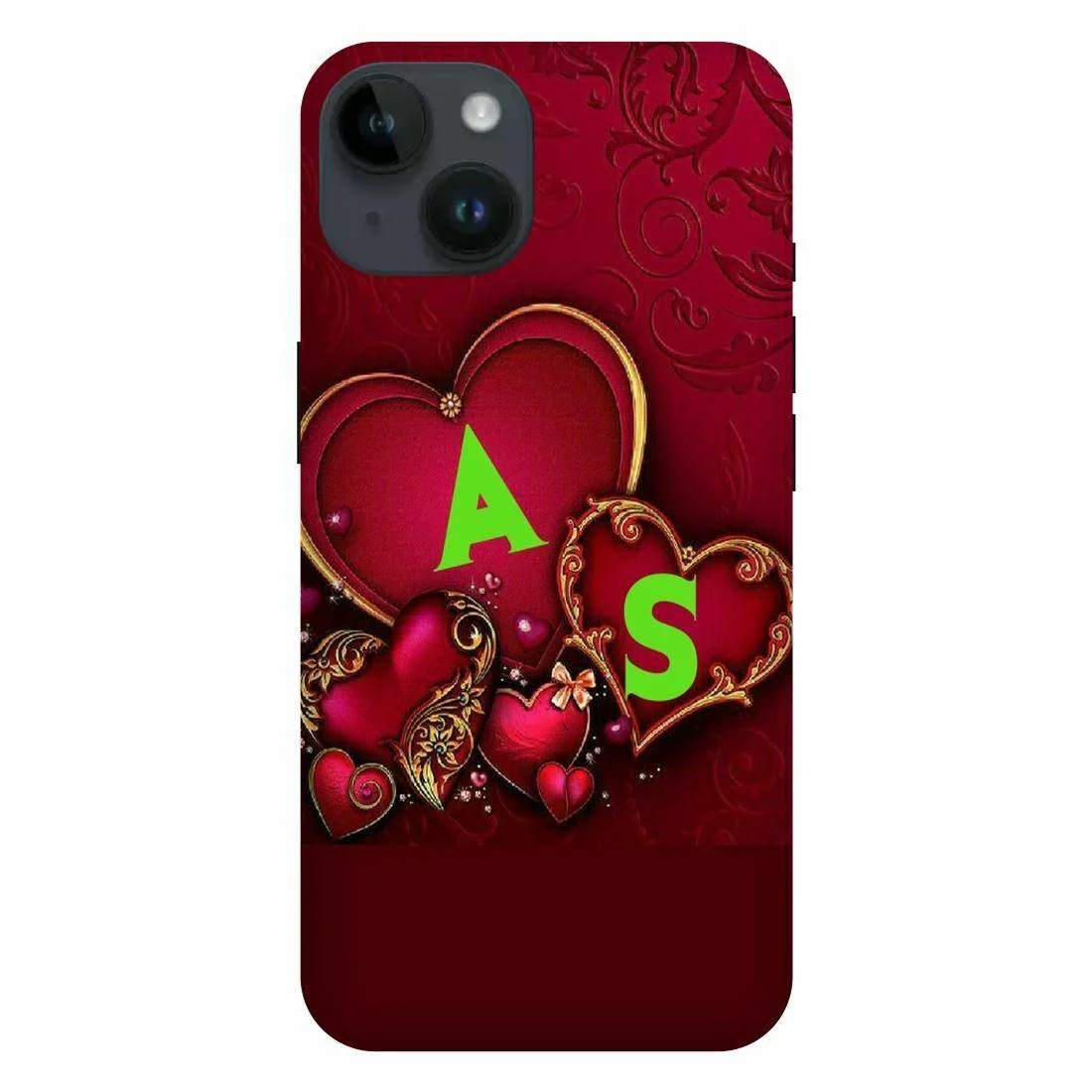 Voleano back cover for Apple I Phone 14 5G, Alove, S, letter, A, S ...