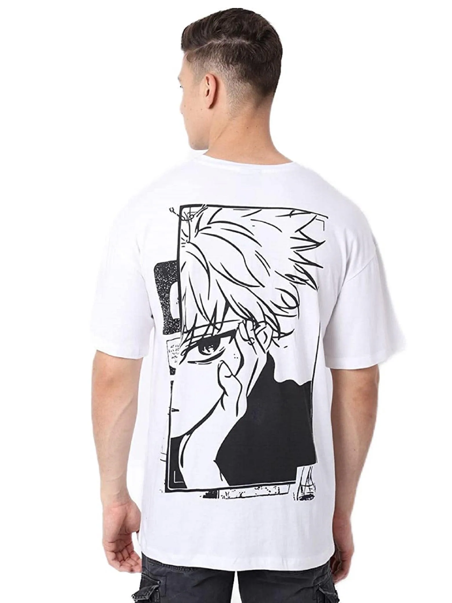 Buy Unisex Black King of Curses Oversized Anime Tshirt for Unisex Black  Online at Bewakoof
