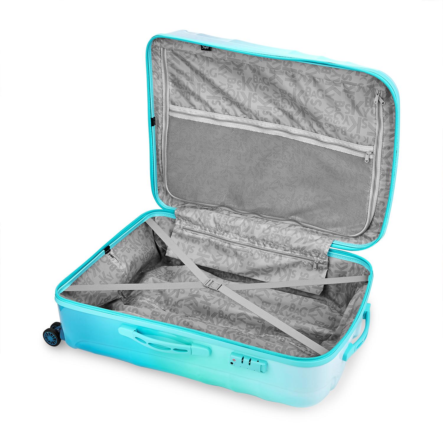 『blue skyさん専用』 Buy Skybags Plastic ZAP Hard Shell Double Spinner Suitcase STROLLY