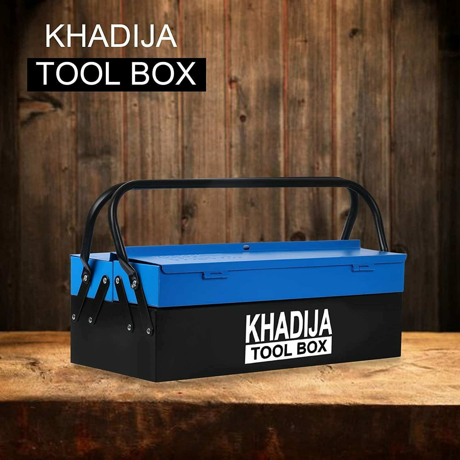Buy Khadija Professional Tool Box - 3 Compartment - Double Handle