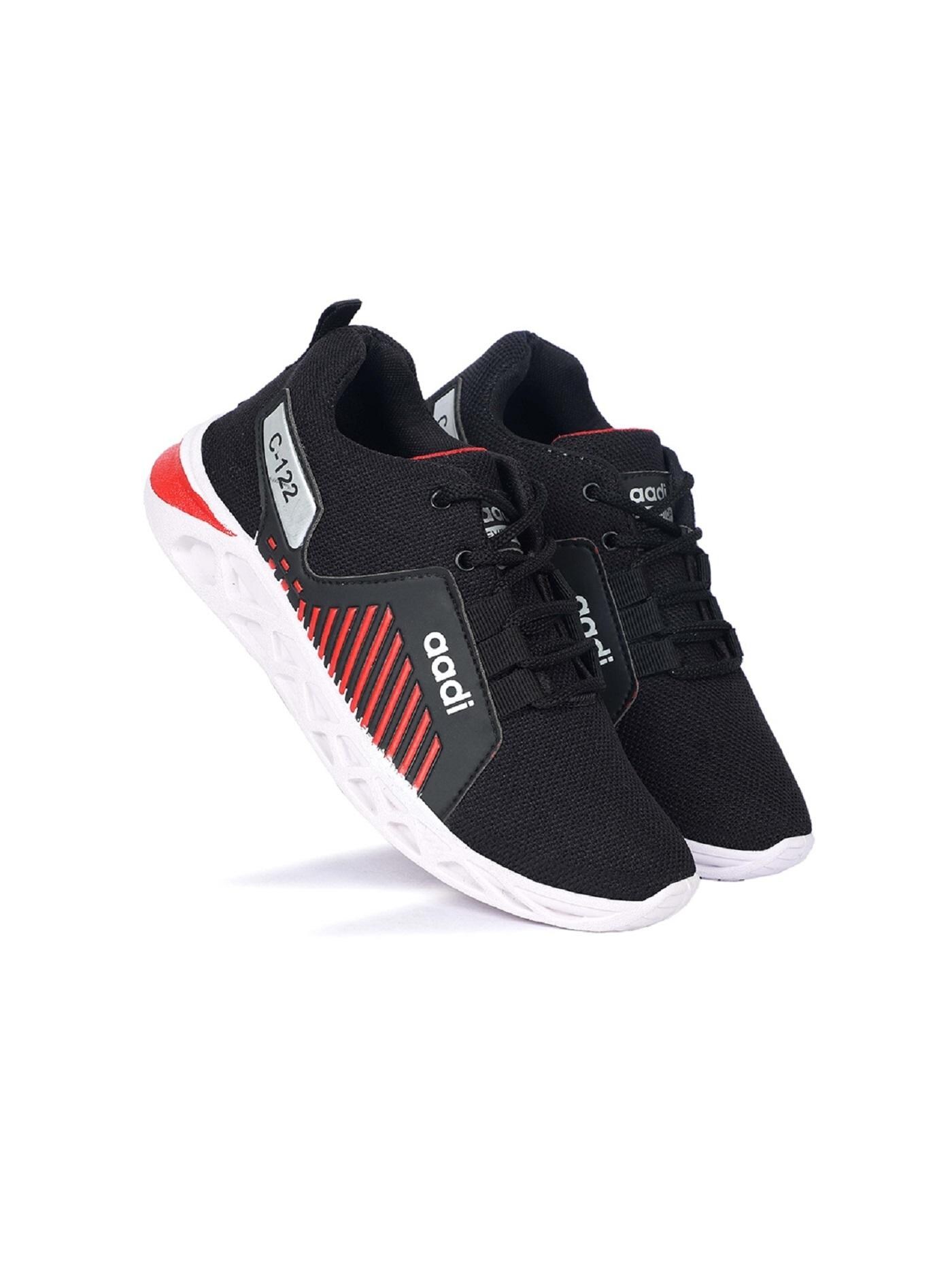 aadi black casual shoes