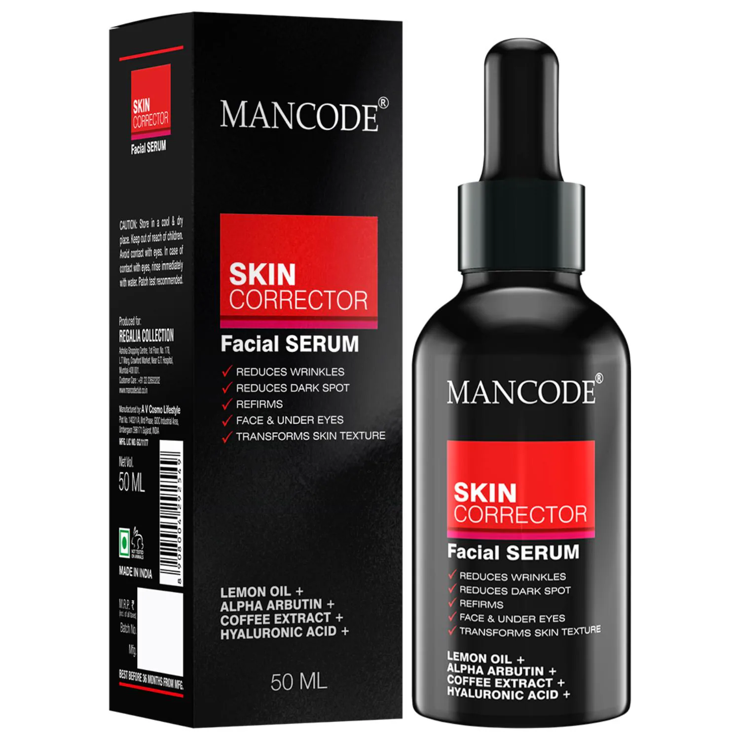 Buy MAN CODE Skin Corrector Face Serum For Men 50ml | Acne
