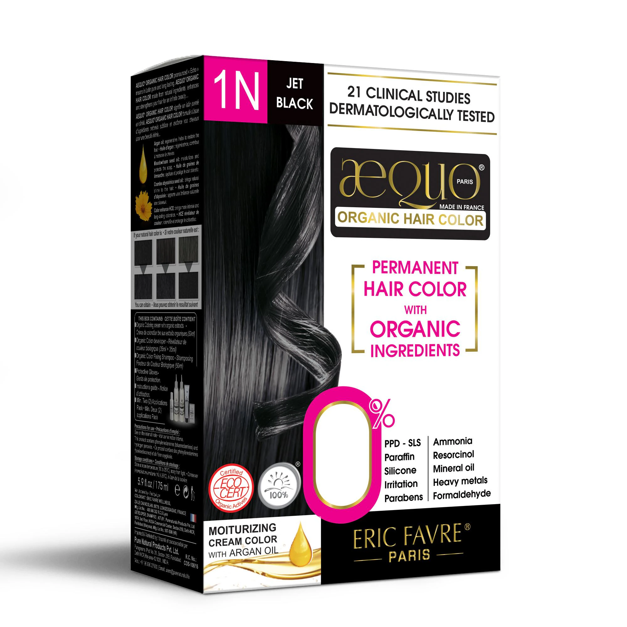 Aequo Organic Permanent Hair Color Women 170Ml - JioMart