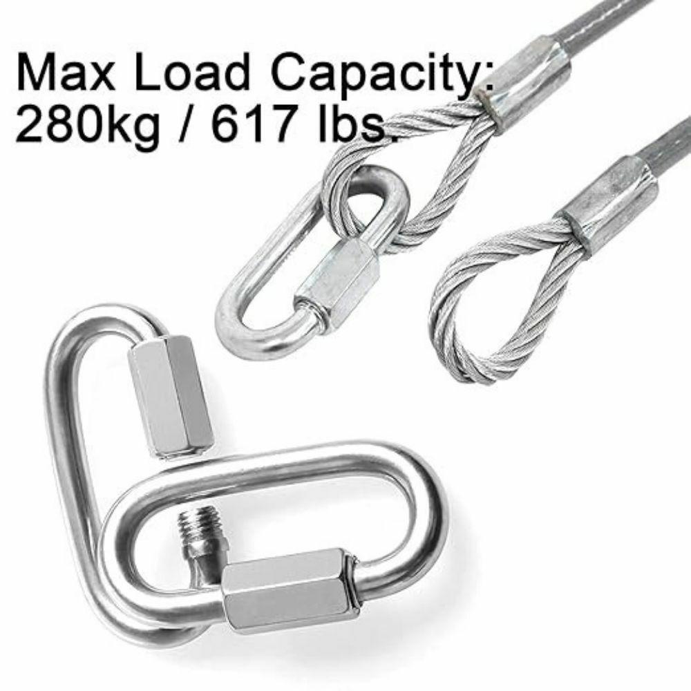 Buy REZNOR Heavy Duty Oval Shape Stainless Steel Screw Link Snap