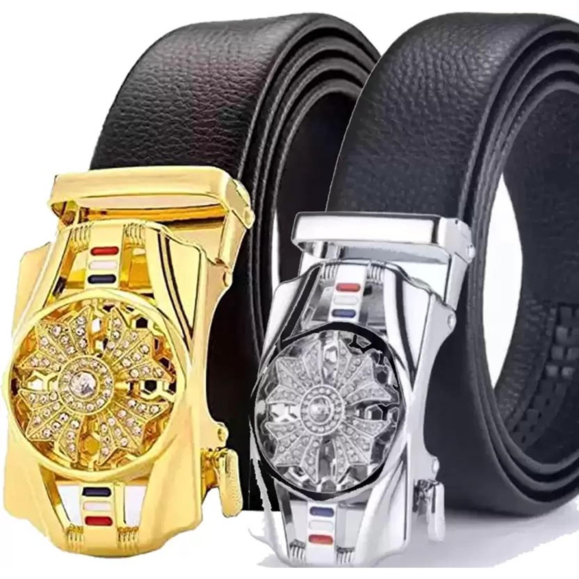 Buy Clasicox Men's PU Leather Chakri Belt Adjustable up to waist