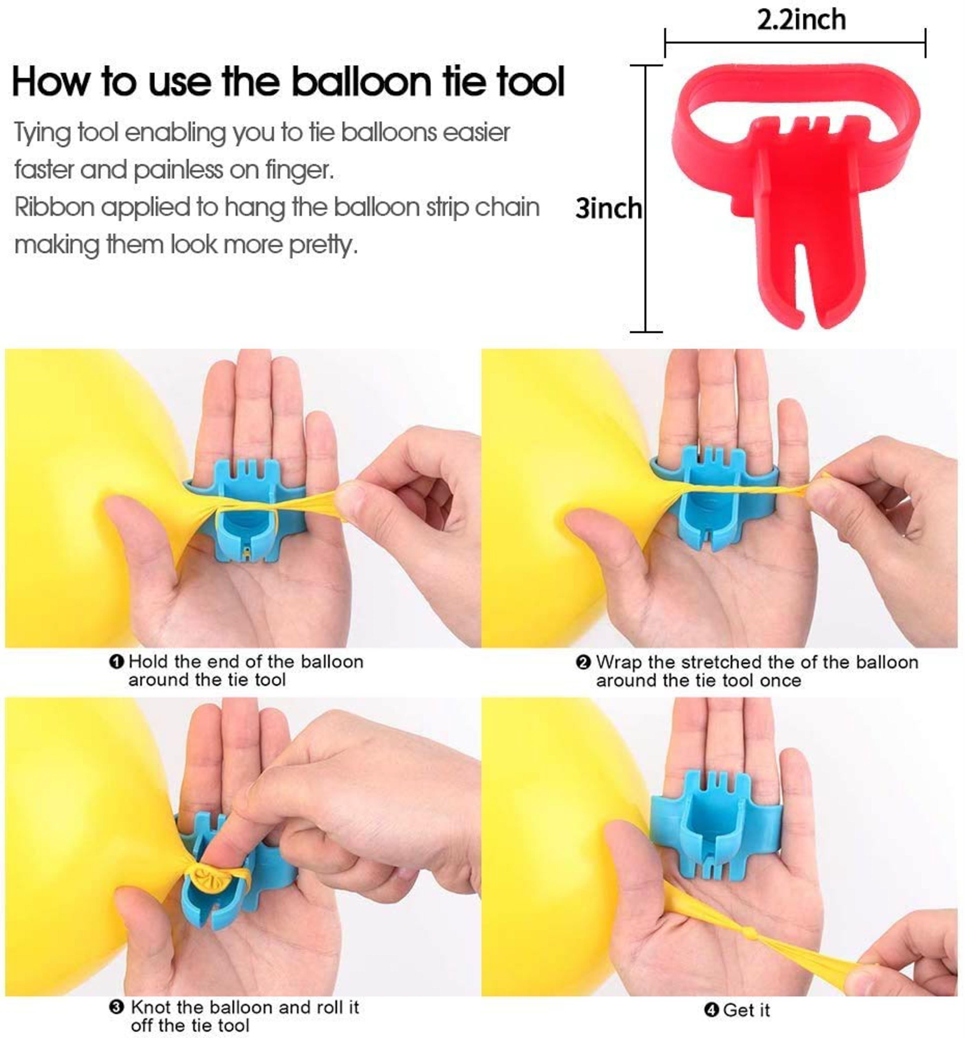 easy way to tie off balloons