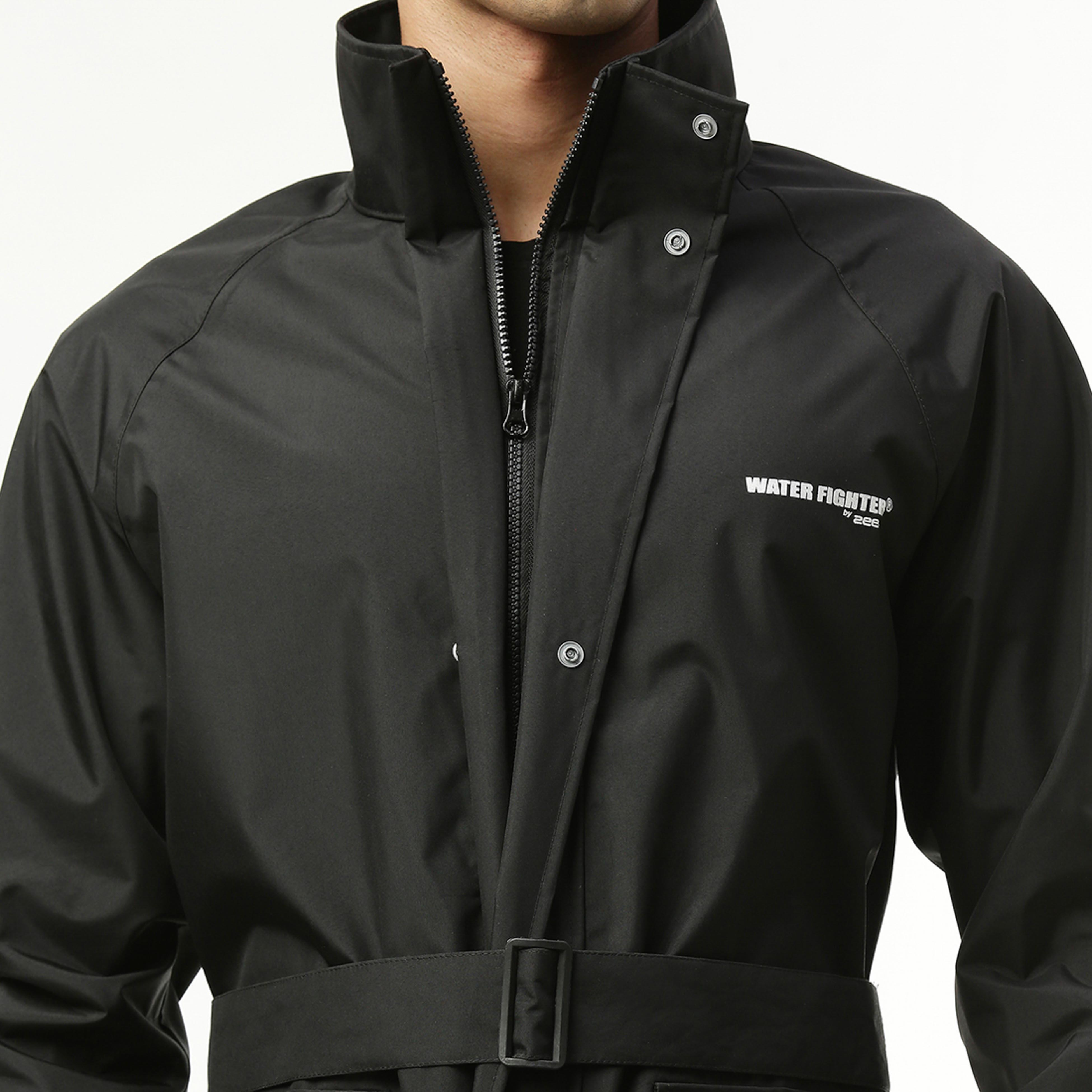 Buy ZEEL Long Rain Coat for Men Waterproof with Adjustable