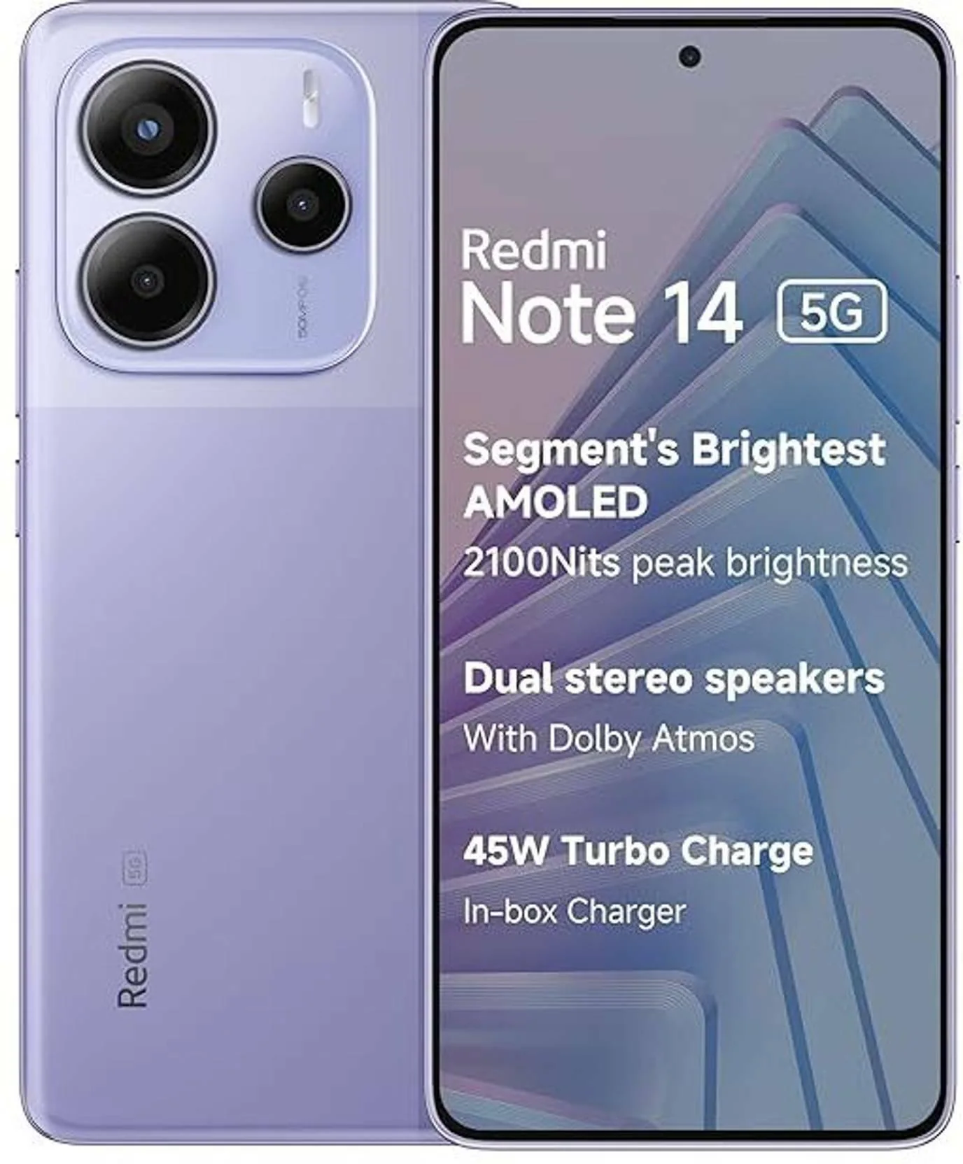 Buy REDMI Note 14 5G, 6GB Ram, 128GB Storage, Phantom Purple