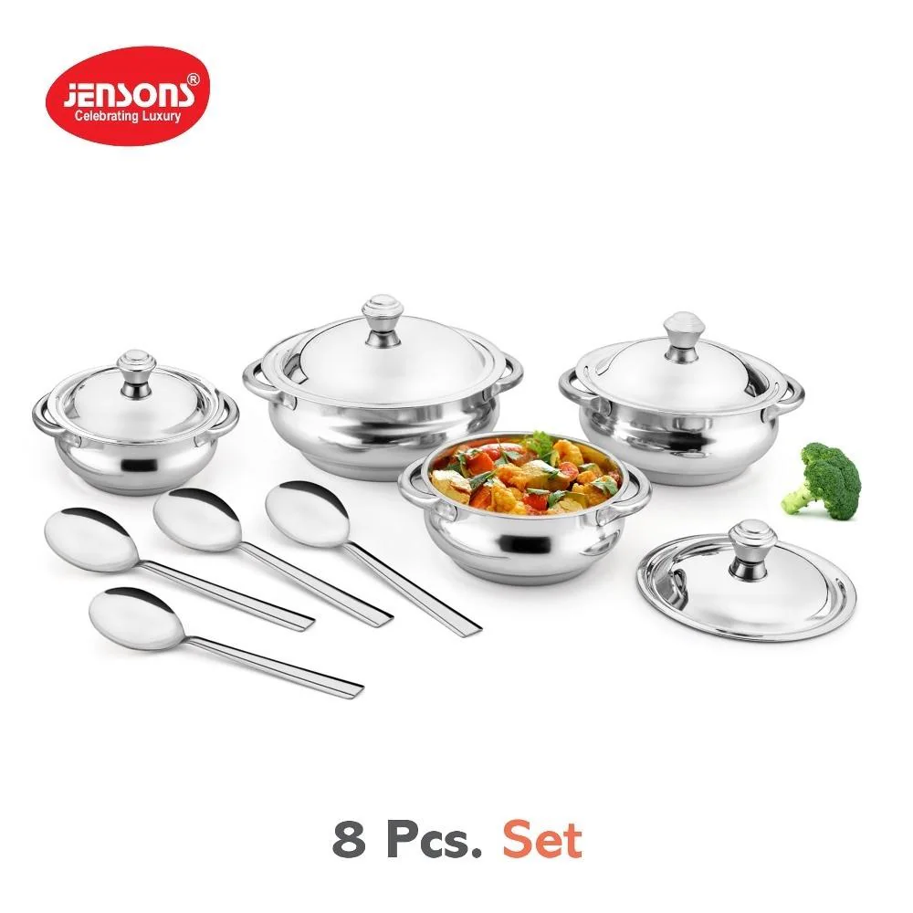 DISH//だし! 全セット Buy Jenson Essentials Stainless Steel 4 Pcs Handi Set with lid & 4