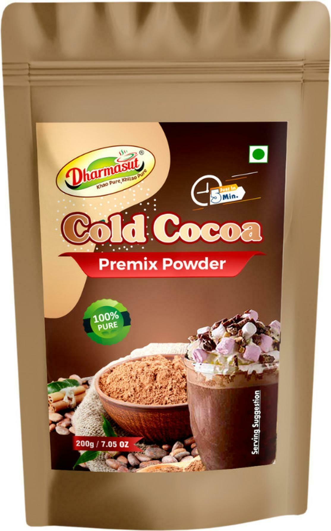 Buy Dharmasut Cold Cocoa Milk Chocolate Drink Mix | Instant Premix
