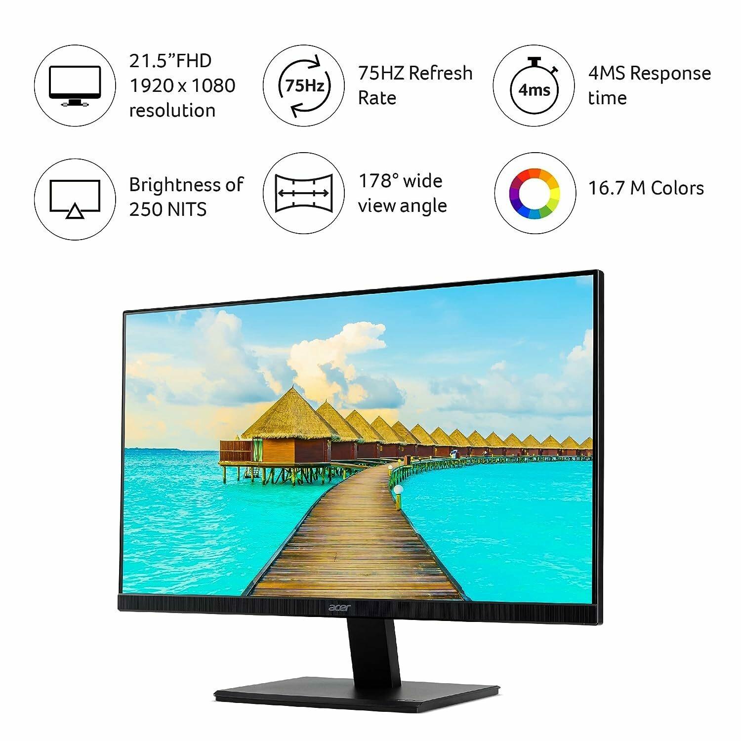 21.5”FHD LED MONITOR(未使用) 21.5” FHD FRAMELESS MONITOR | 1920x1080 Resolution | Frameless Design
