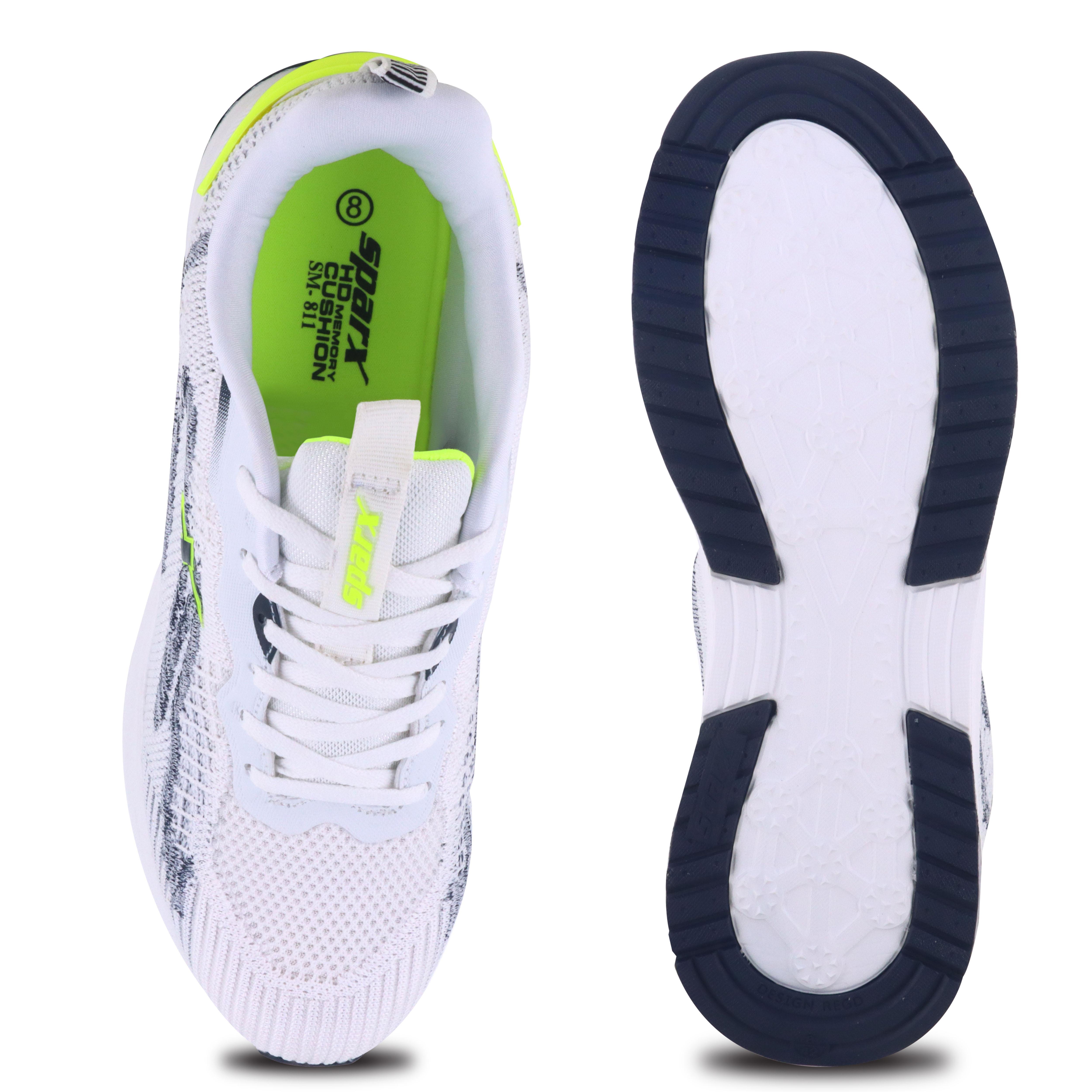 Buy SPARX White running Men SM-811 Online at Best Prices in India