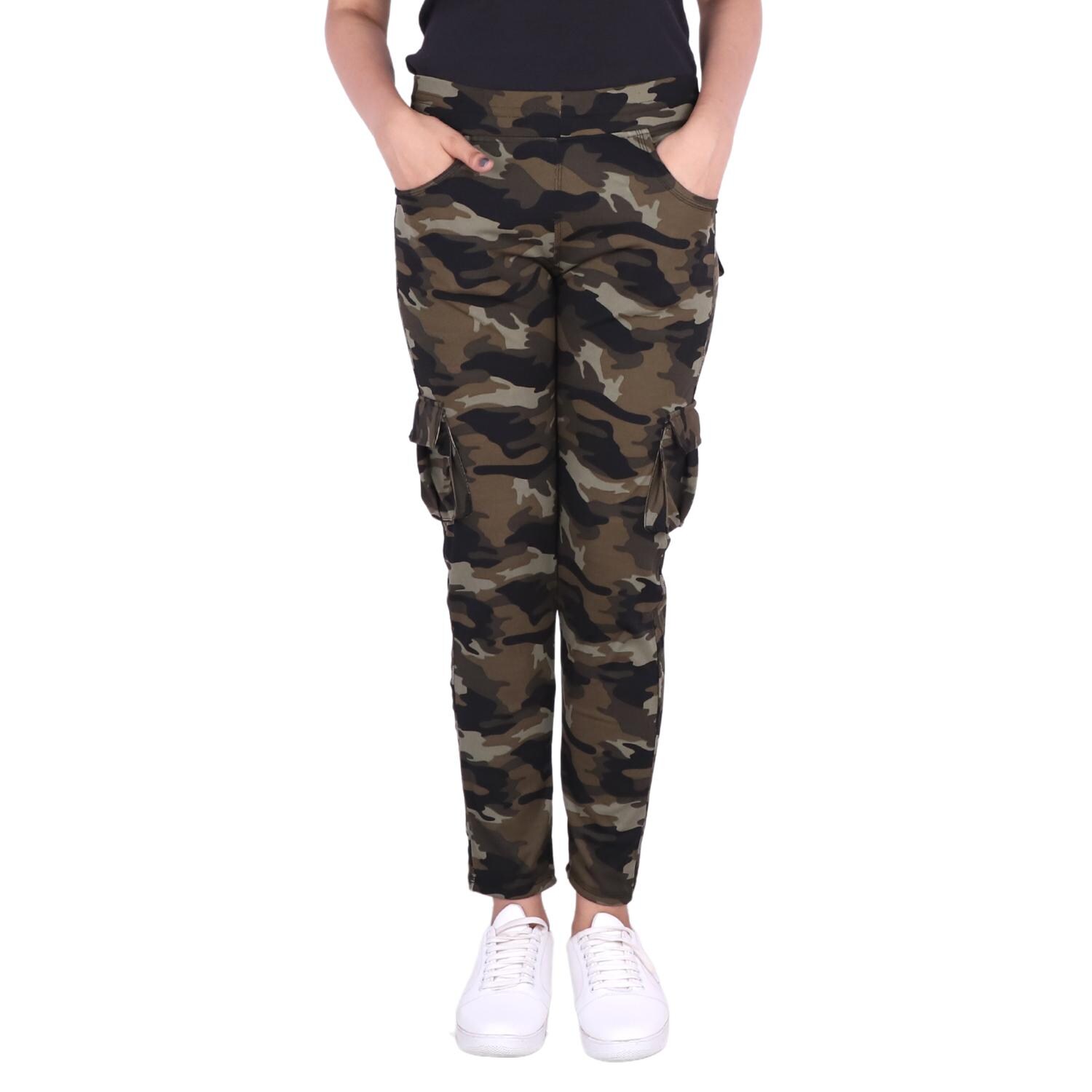 Buy Bhondubagus Camouflage Dry-Fit Military Women Six Pocket Gym Track-pant  Joggers Sports Pant Online at Best Prices in India - JioMart.