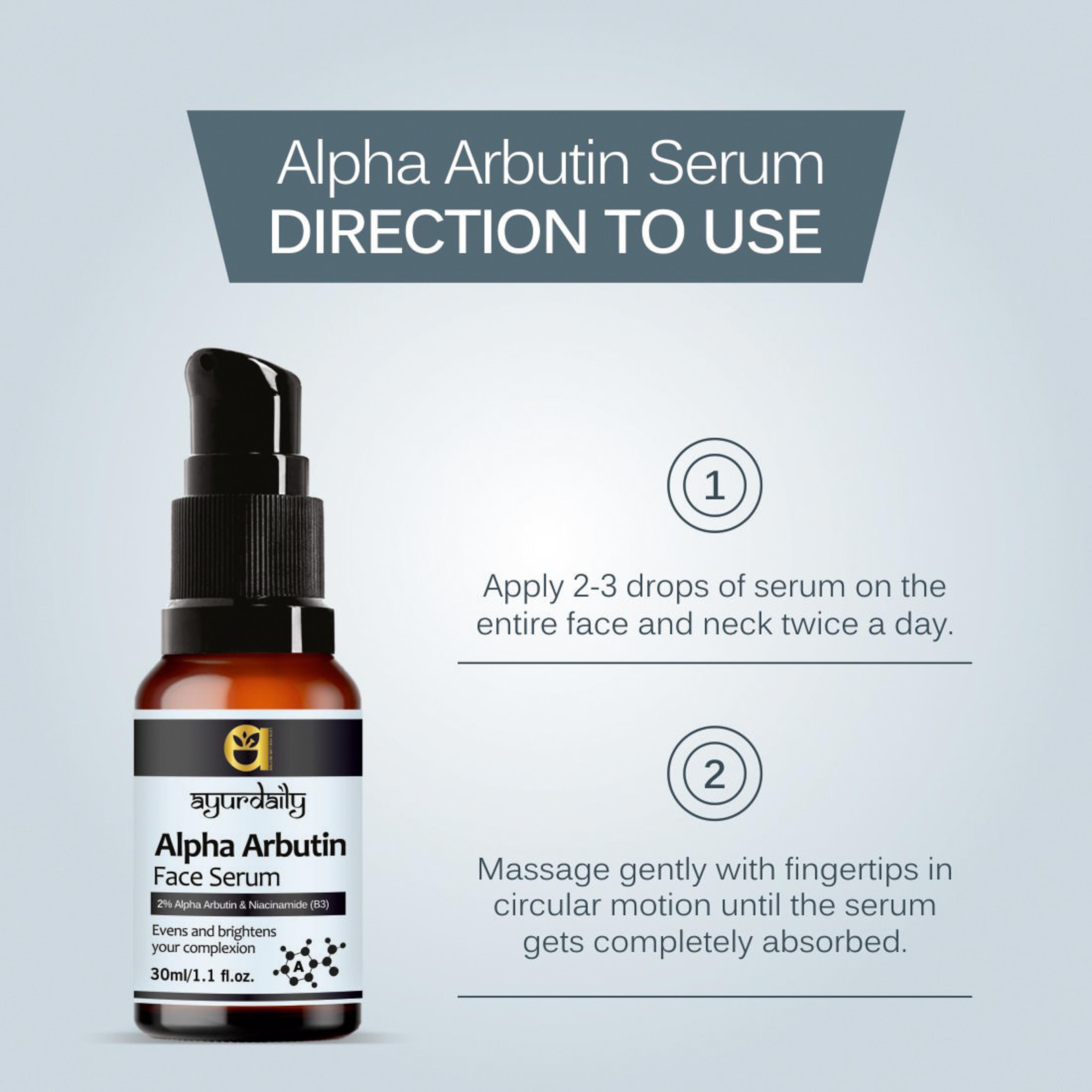 Buy Ayurdaily 2 Percent Alpha Arbutin And Niacinamide B3