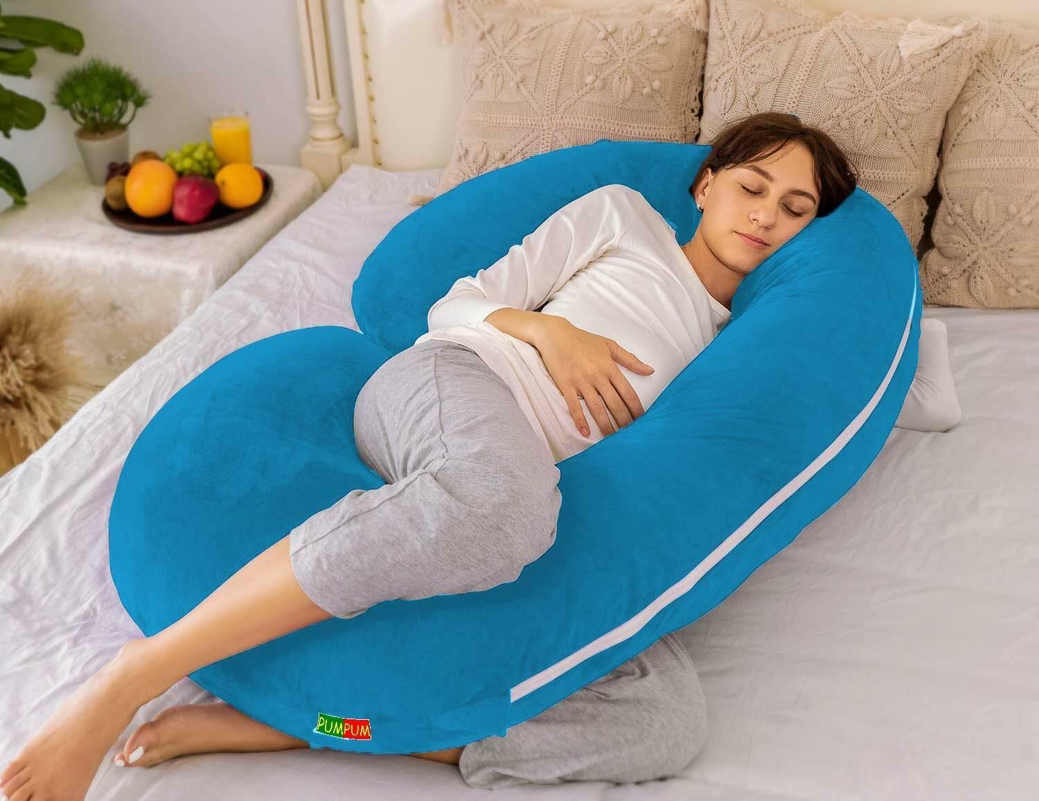 Body Pillow Hypoallergenic Fiber Filled Full Body or Pregnancy Maternity Pillow 