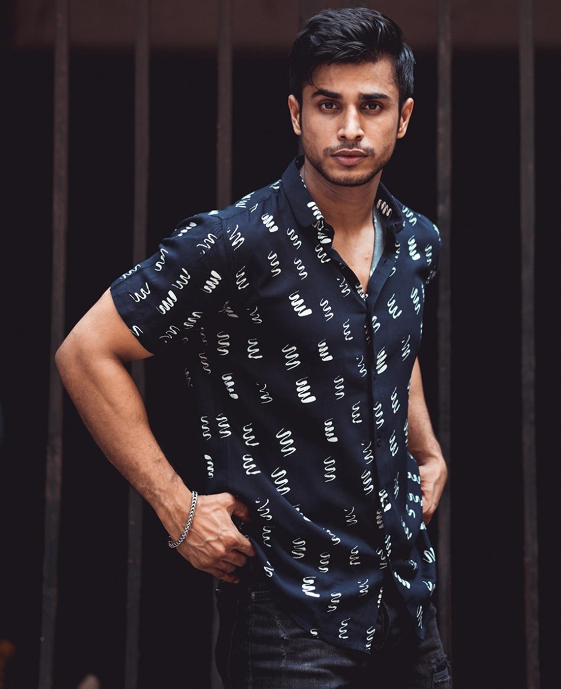 half sleeve shirts printed