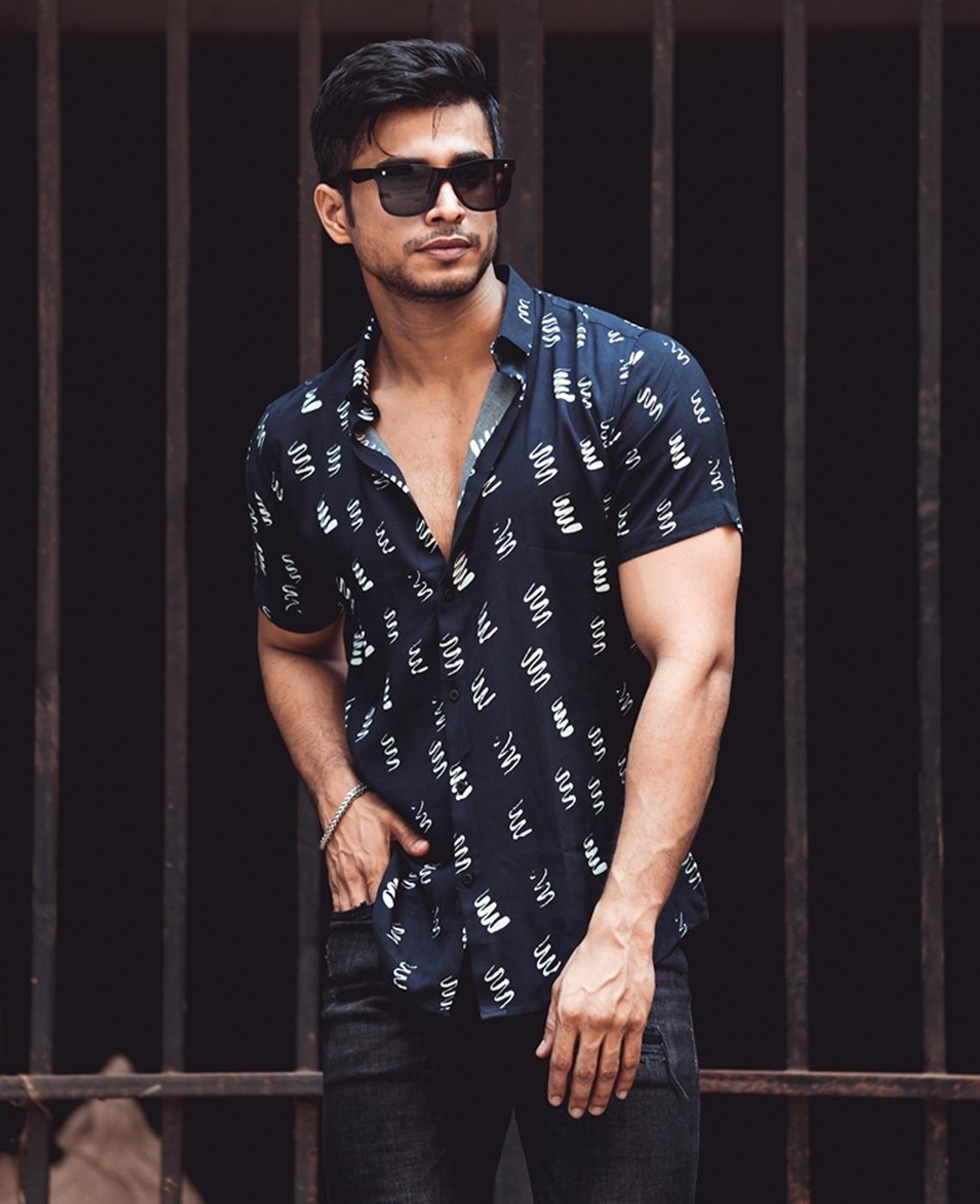 printed half sleeve shirts