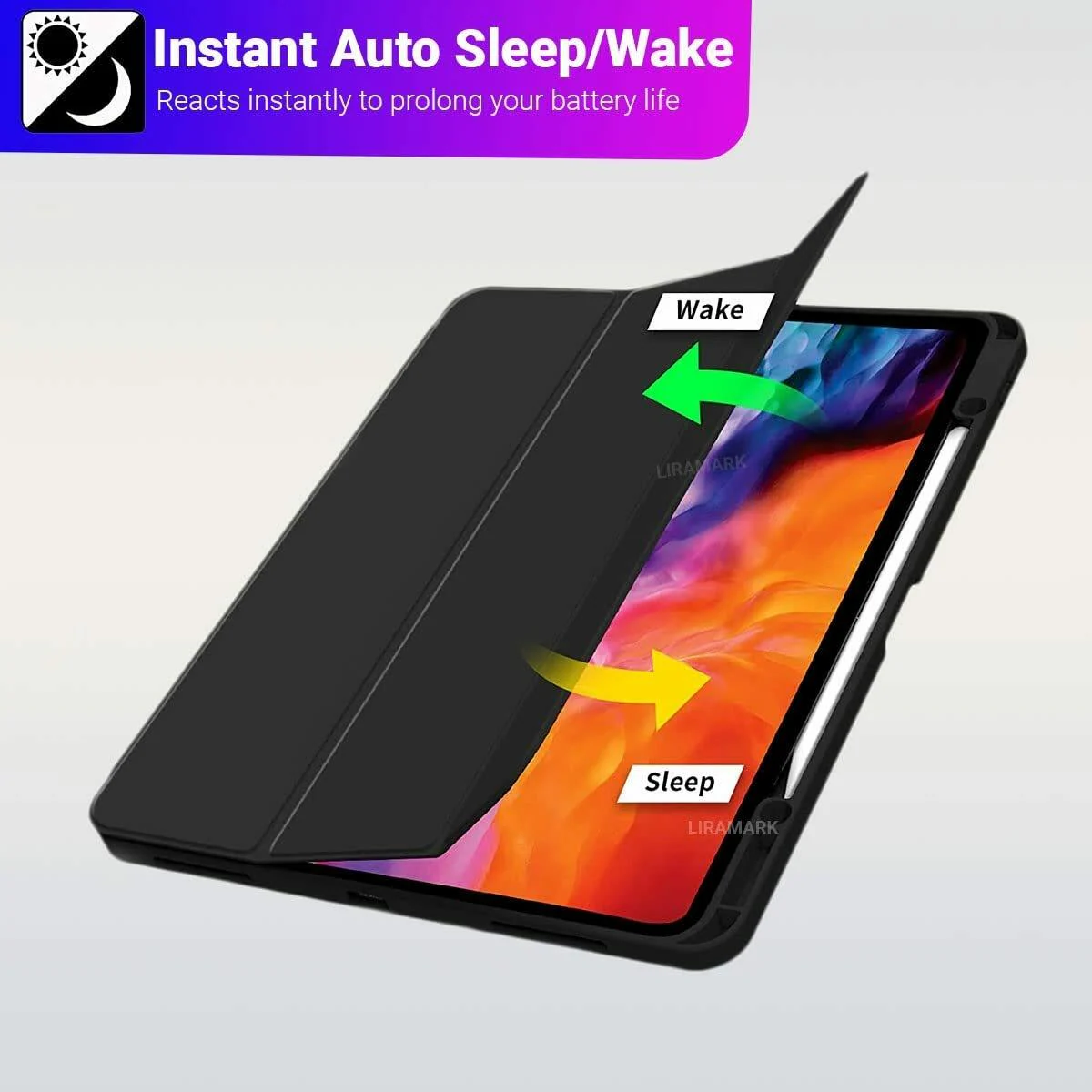 Buy LIRAMARK Rebel Series Back Cover Case with Pencil Holder