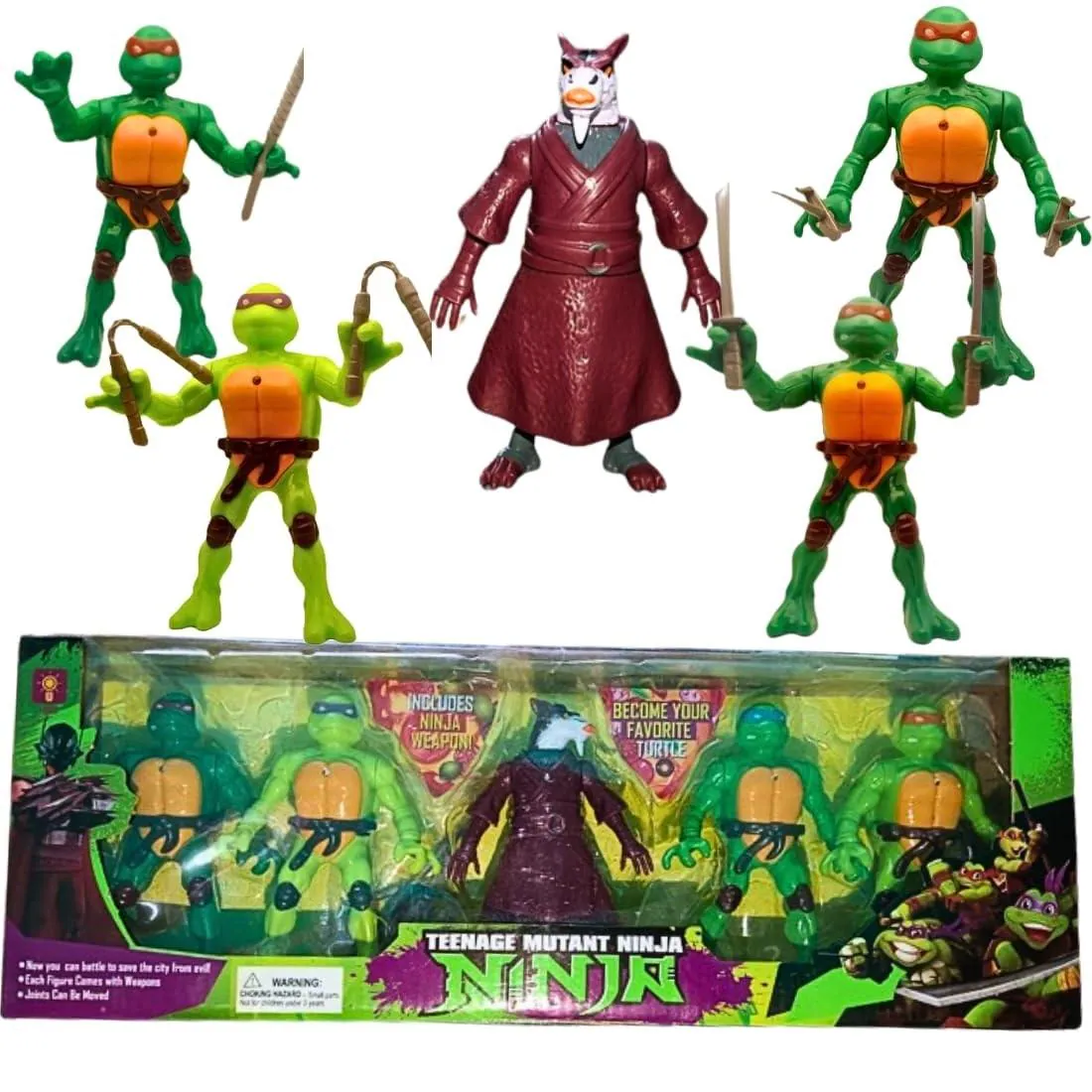 Buy VALUABLEPLUS Ninja Turtles Toy , Super Hero with Villan