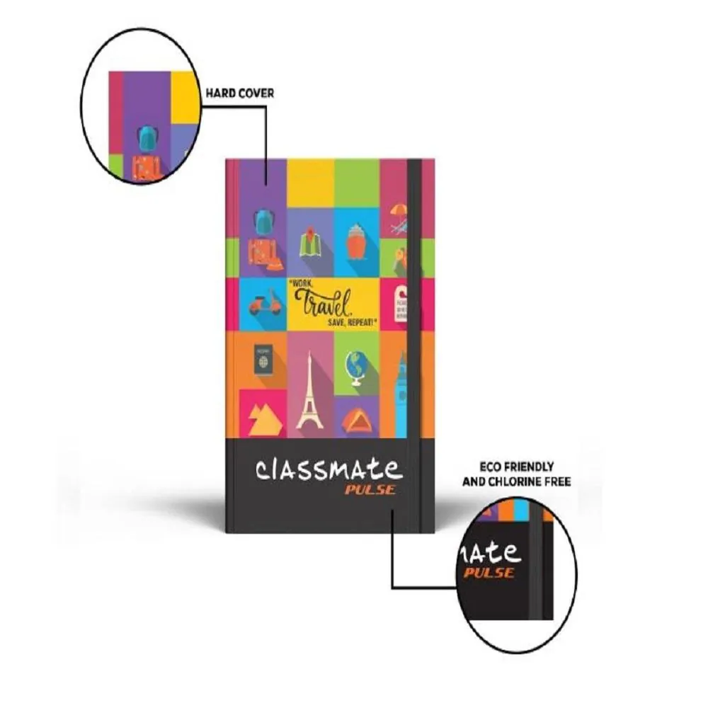 Buy Classmate Pulse Flexi Journal Planner: A5, Hard Cover, Unruled