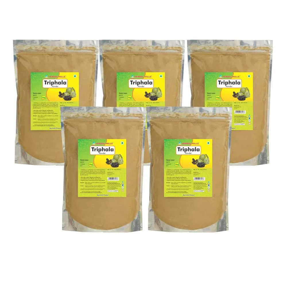 Herbal Hills Triphala Powder 1000 g (Pack of 5) - JioMart
