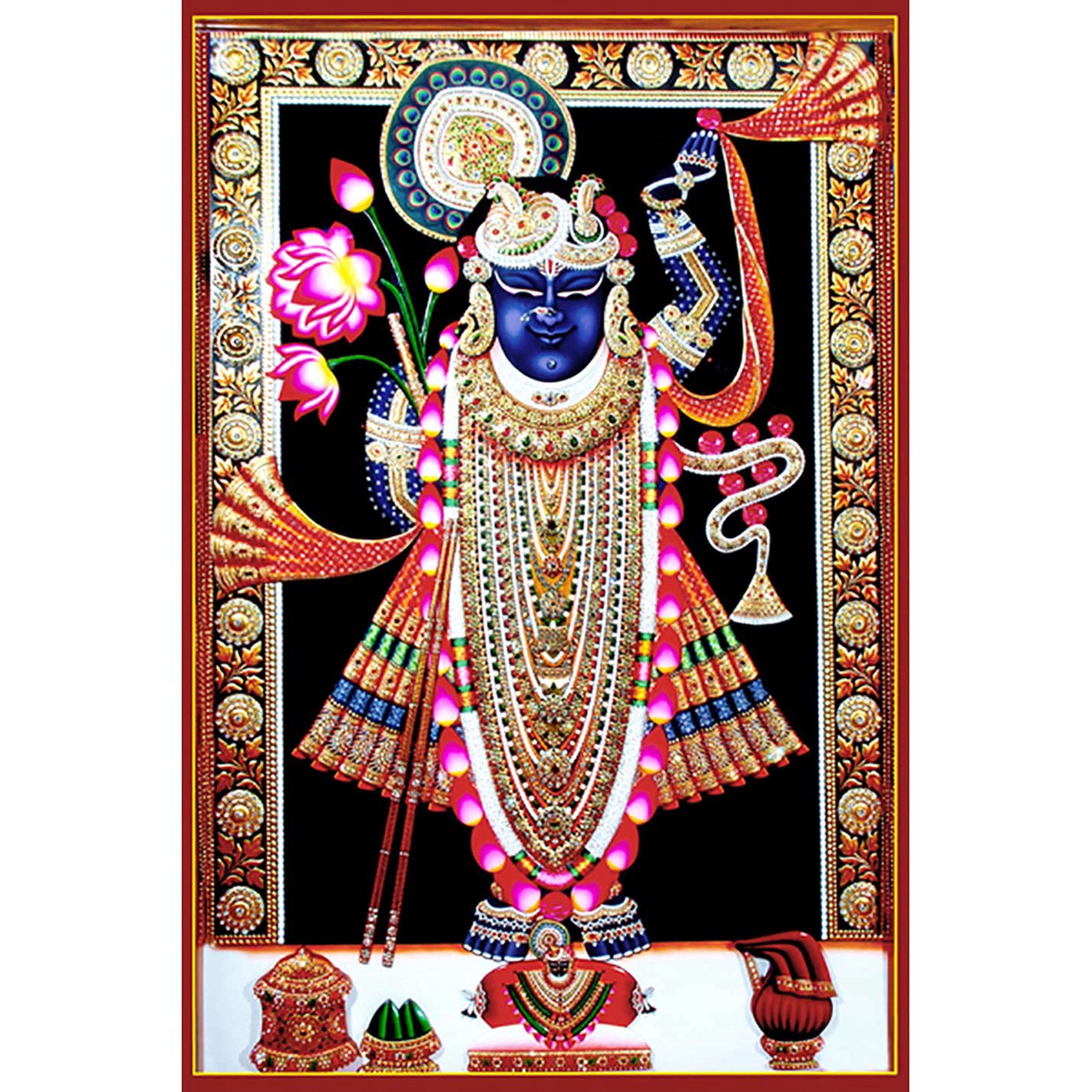 Buy PnF Wood, Paper Art Print Of Shrinathji Nathdwara Unframed