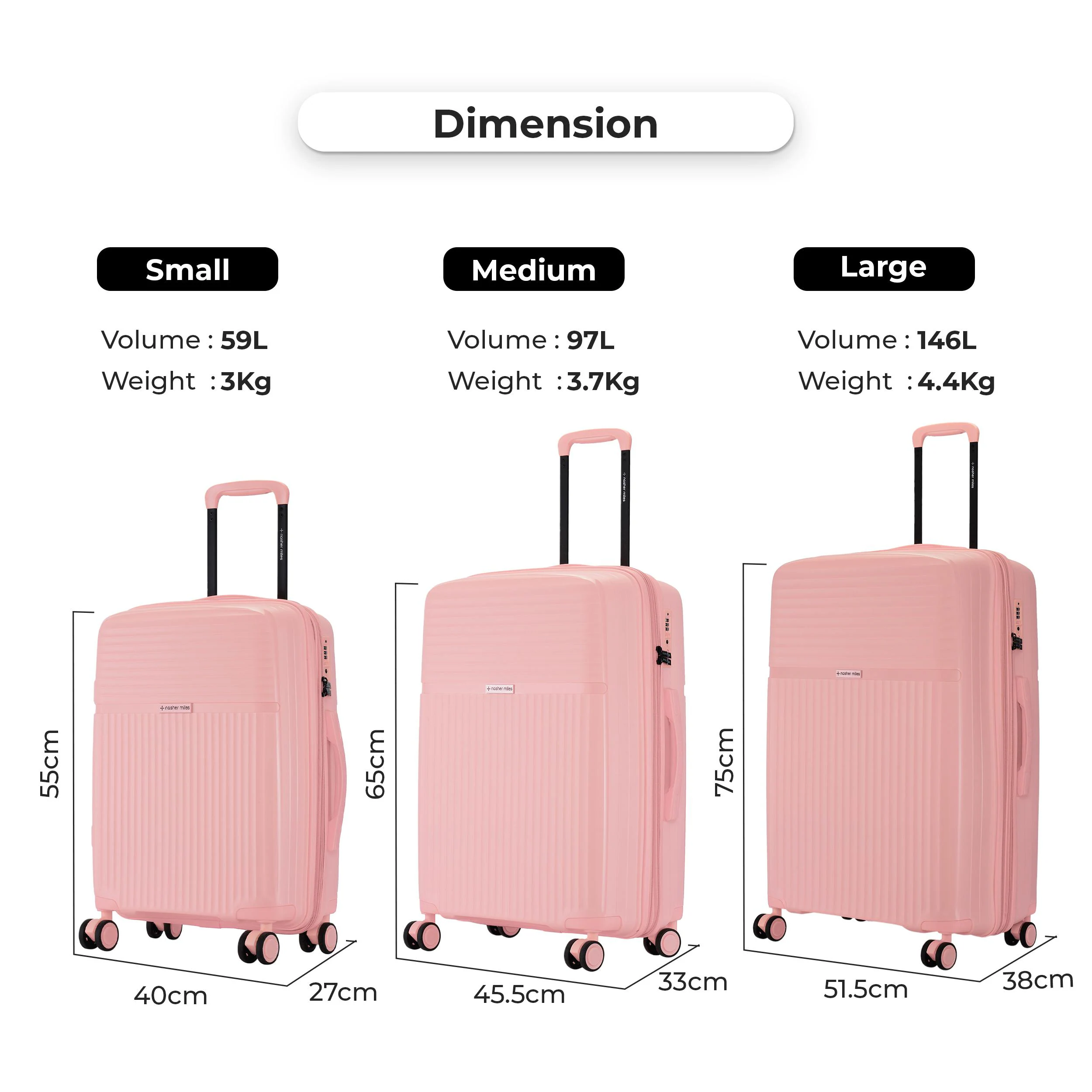 Buy Nasher Miles Krabi Expander Hard-Sided Polypropylene Check-in