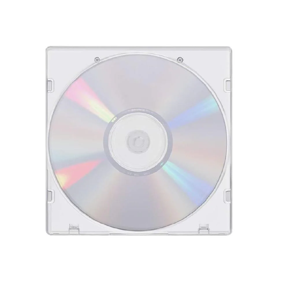 Buy Shining Zon Plastic Cases Single Clear CD DVD Case for