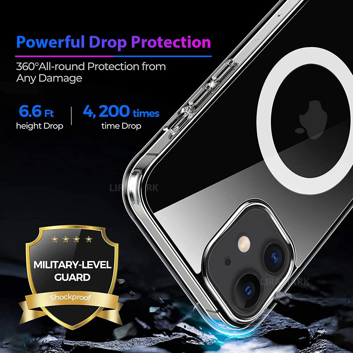 Buy LIRAMARK Magnetic MagSafe Compatible Protective Clear Case for