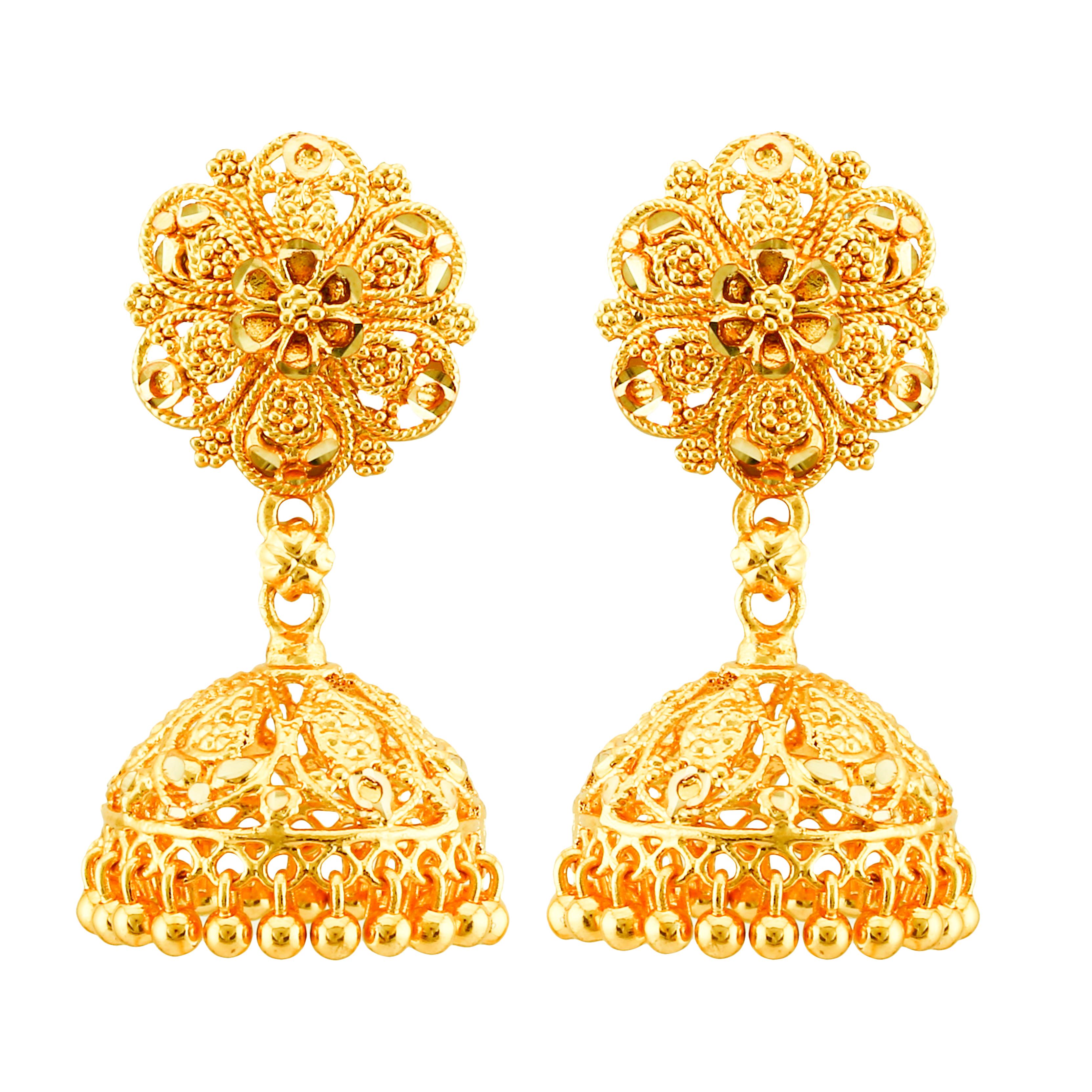 Update more than 159 traditional gold earrings for wedding seven.edu.vn