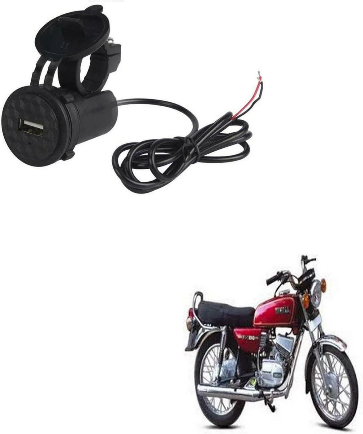 DRESSROSA 5V 1.5A RX 100 Yamaha Bike Mobile Charger - JioMart