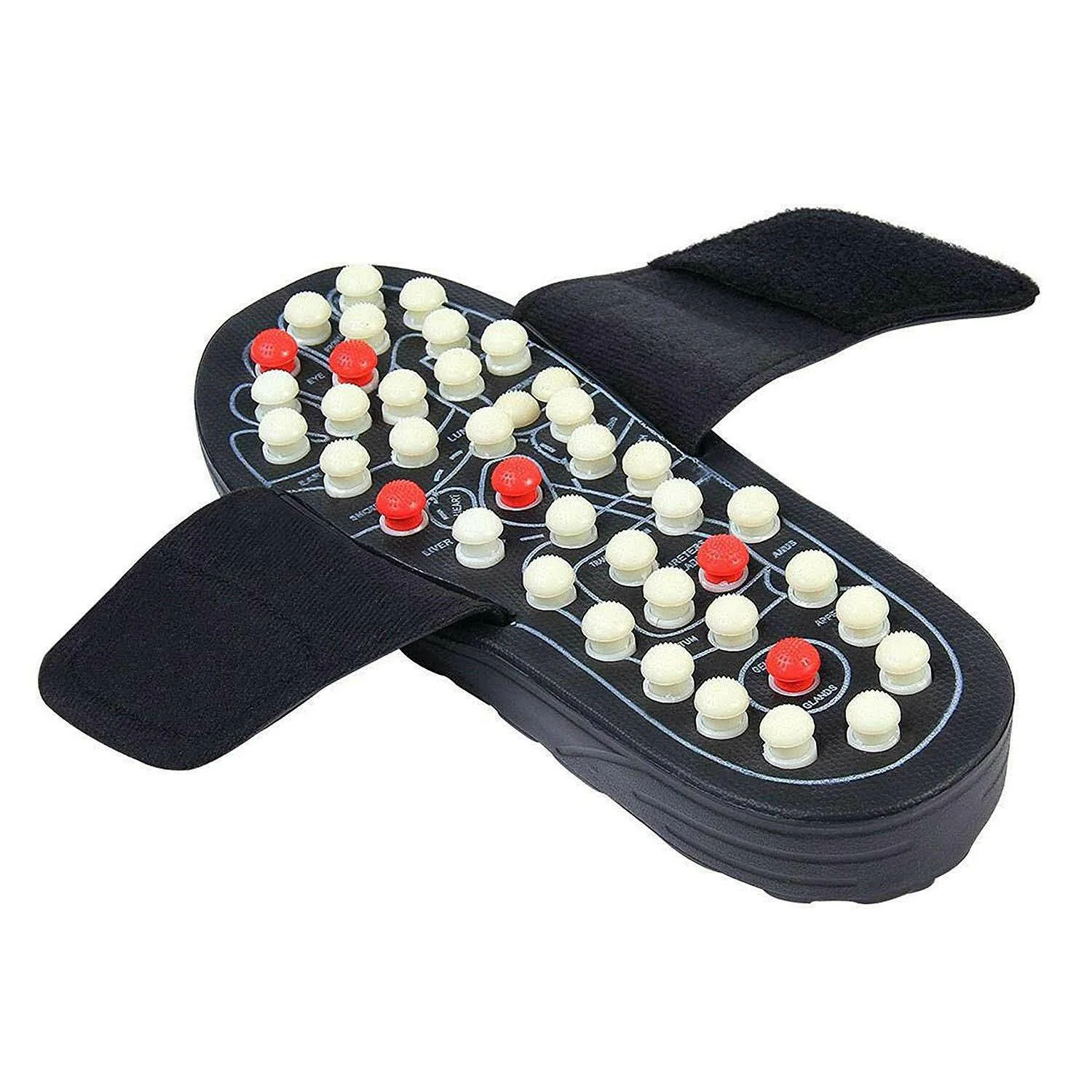 Grip Wooden Acupressure Slipper  Sandals  Chappal For Men  Women helps  to maintain good health gives you a soothing massage in the leg and for  reflexology or relieves from strain and pain