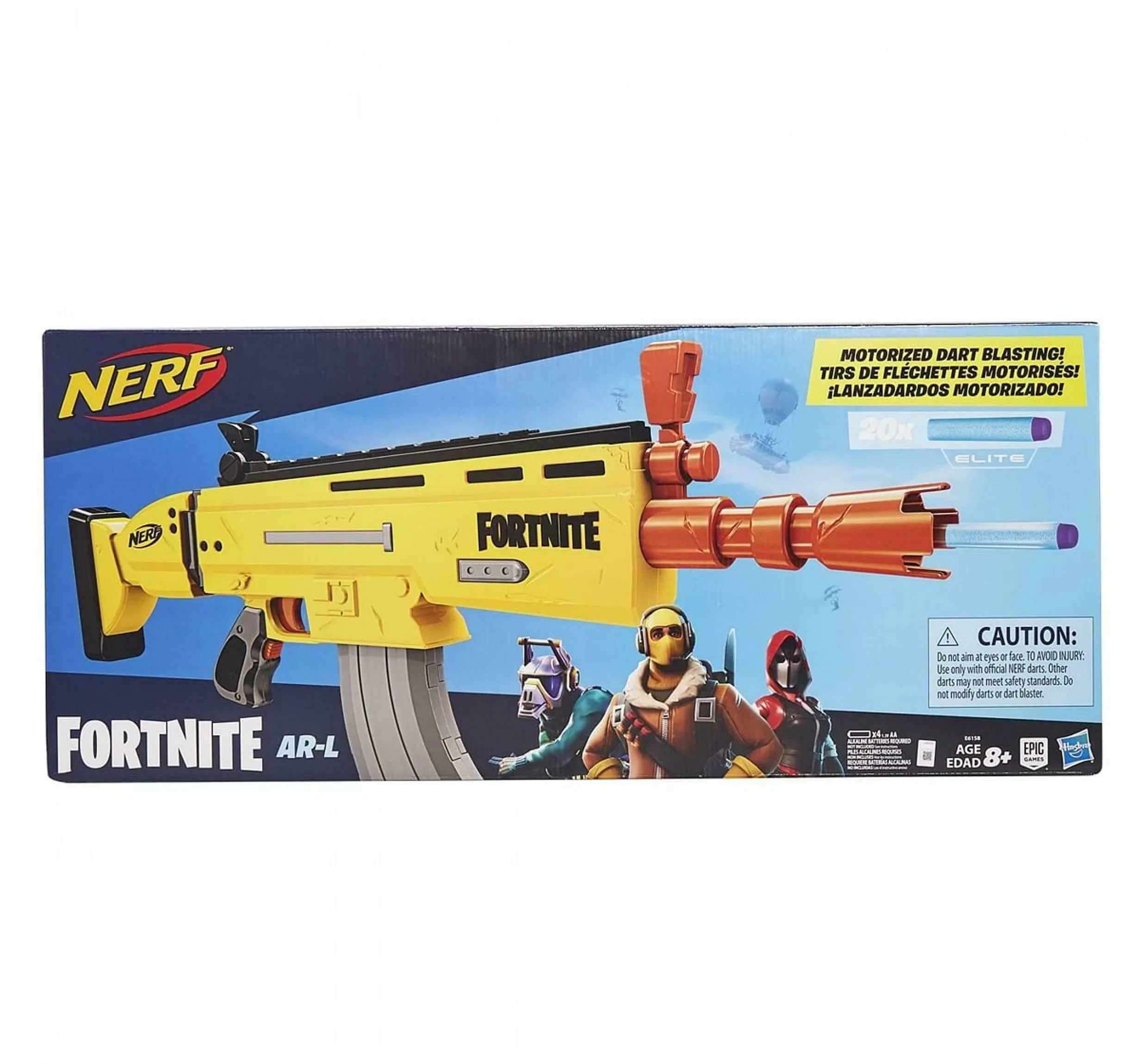 NERF FORTNITE AR-L モーター式ダーツブラスター　新品未開封 Buy NERF-FORTNITE Plastic Elite Fortnite Ar L Dart Blasters - 7 to
