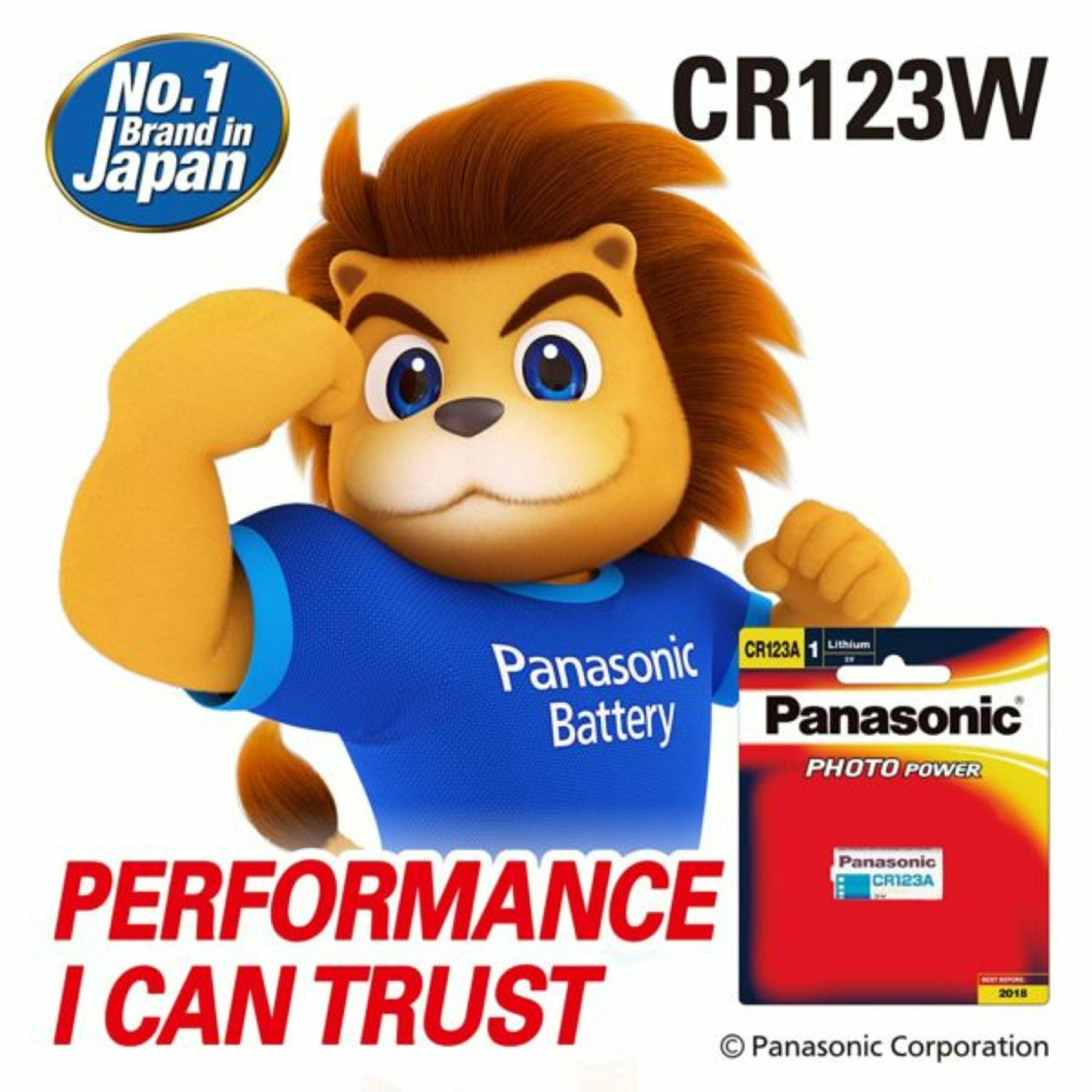 Buy Panasonic CR123AW Photo Lithium Battery(Pack of 1) Online at