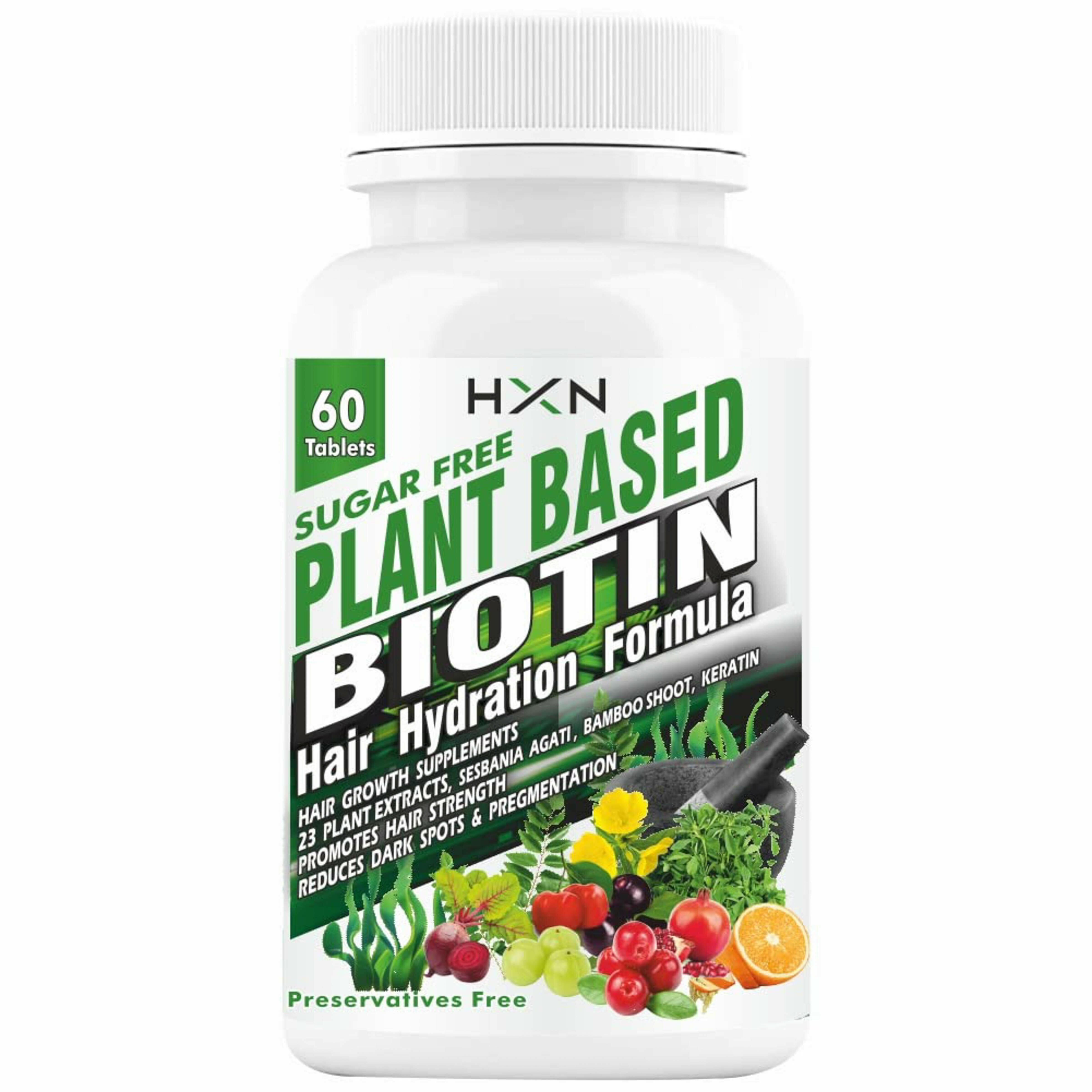 HXN Biotin Supplement For Hair - 60 Tablets - JioMart