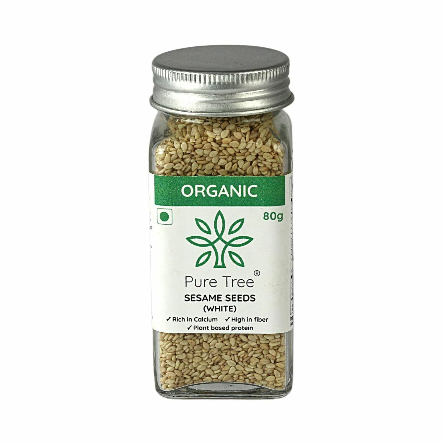 Buy Pure Tree | Certified Organic | White Sesame Seeds