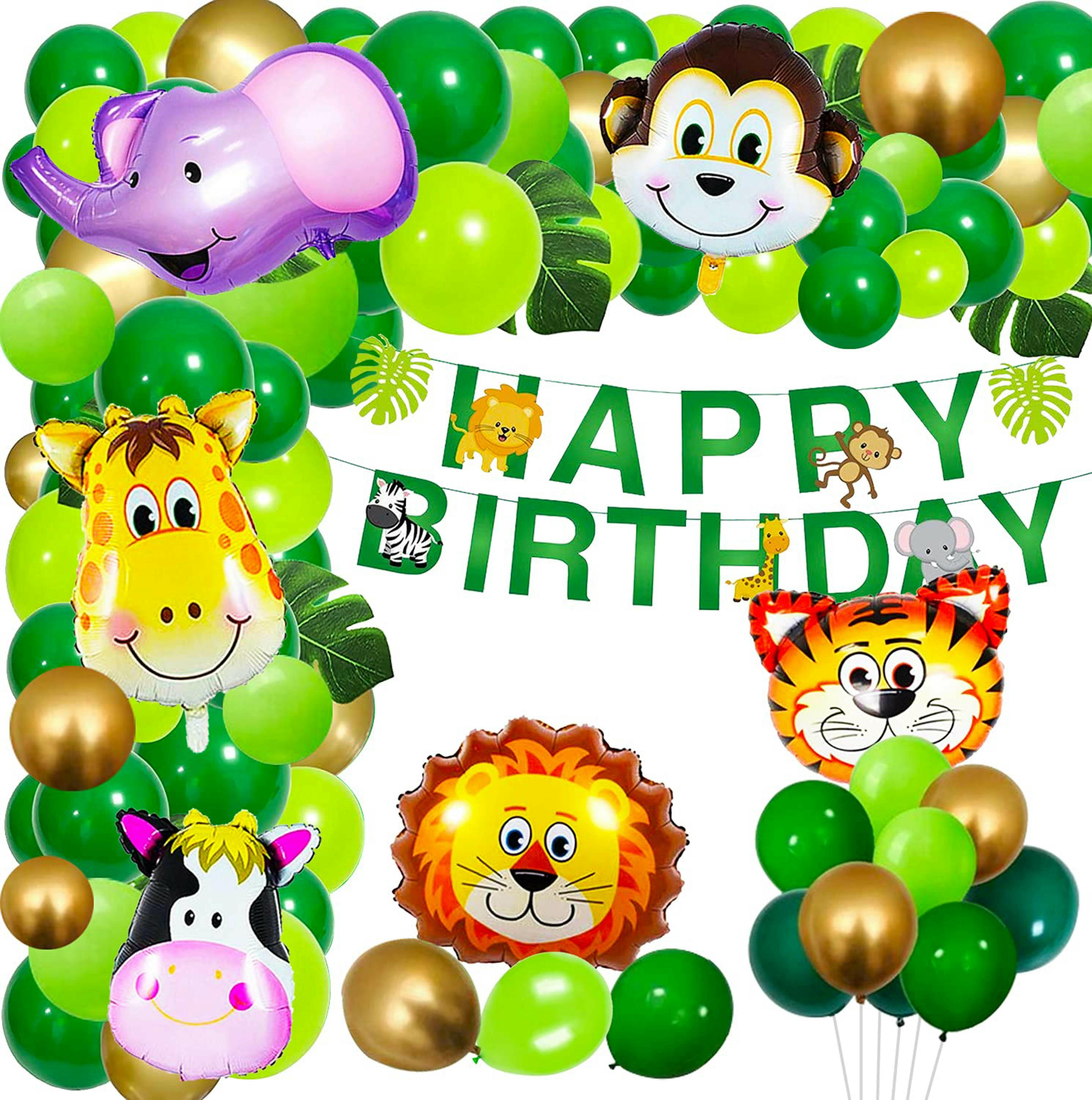 Party Propz Jungle Theme Birthday Party Decorations Kit 79 Pcs Jiomart Party Propz Jungle Theme Birthday Party Decorations Kit 79 Pcs Jiomart