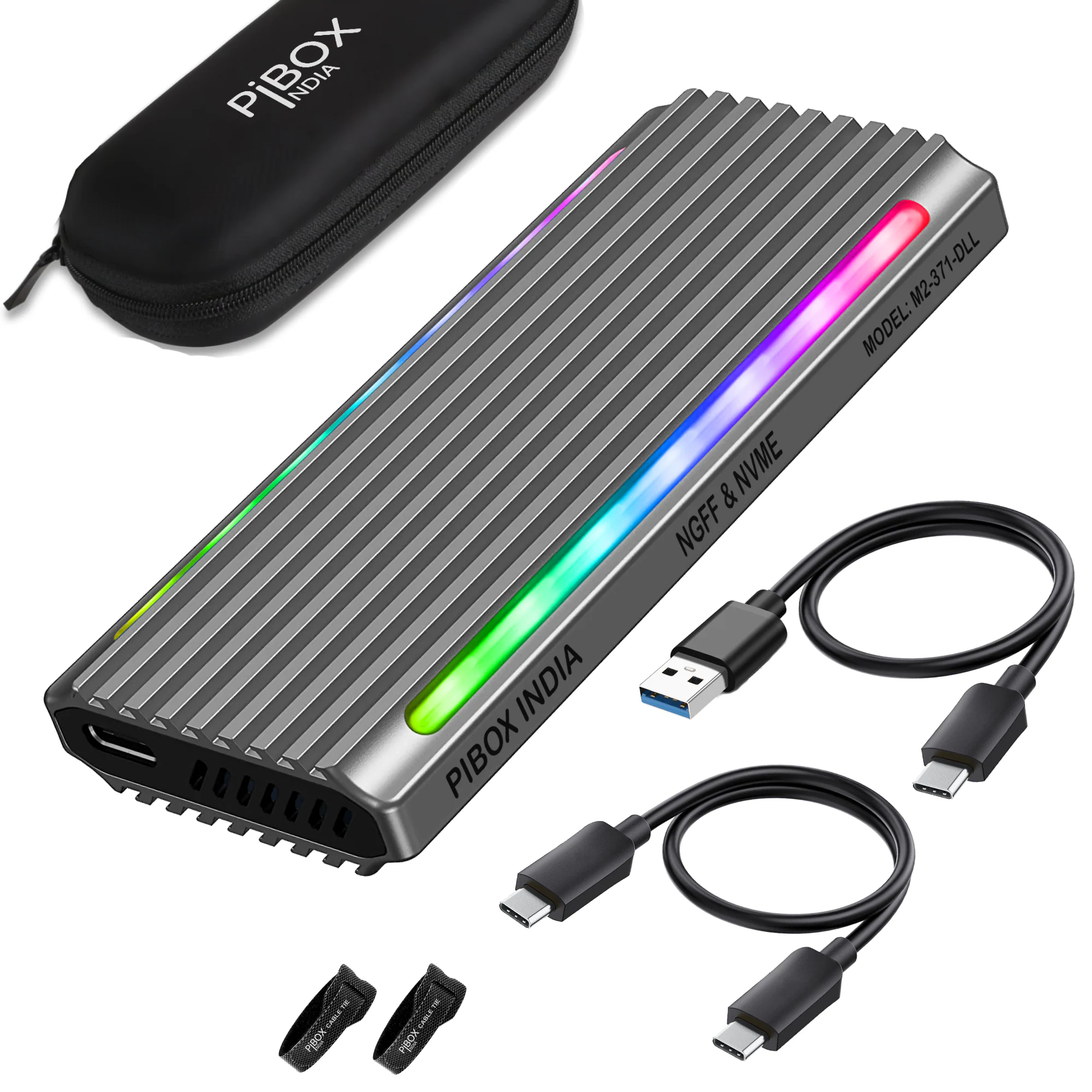 BEYIMEI M.2 NVMe SSDエンクロージャアダプター USB 3.1 Type-C Gen 2 (10 Gbps) からNVME/SATA M-KeyまたはB+Mキー ソリッドステートドライブ 外部(並行輸入品) M.2 Ssd BEYIMEI SATA To USB 3.2 Adapter,Supports NVMe M-Key M.2