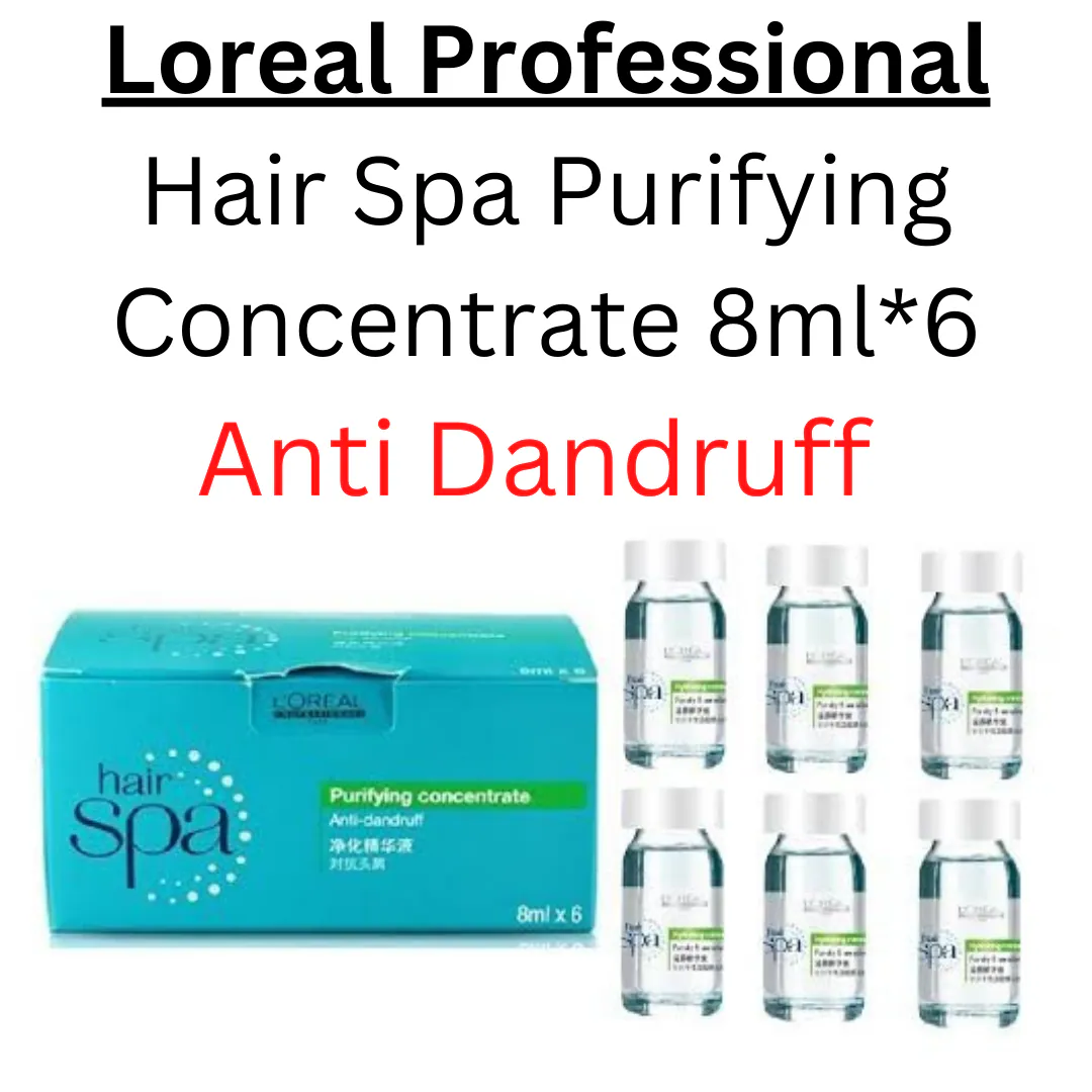 Loreal Professional Hair Spa Purifying Concentrate 8ml*6 - JioMart